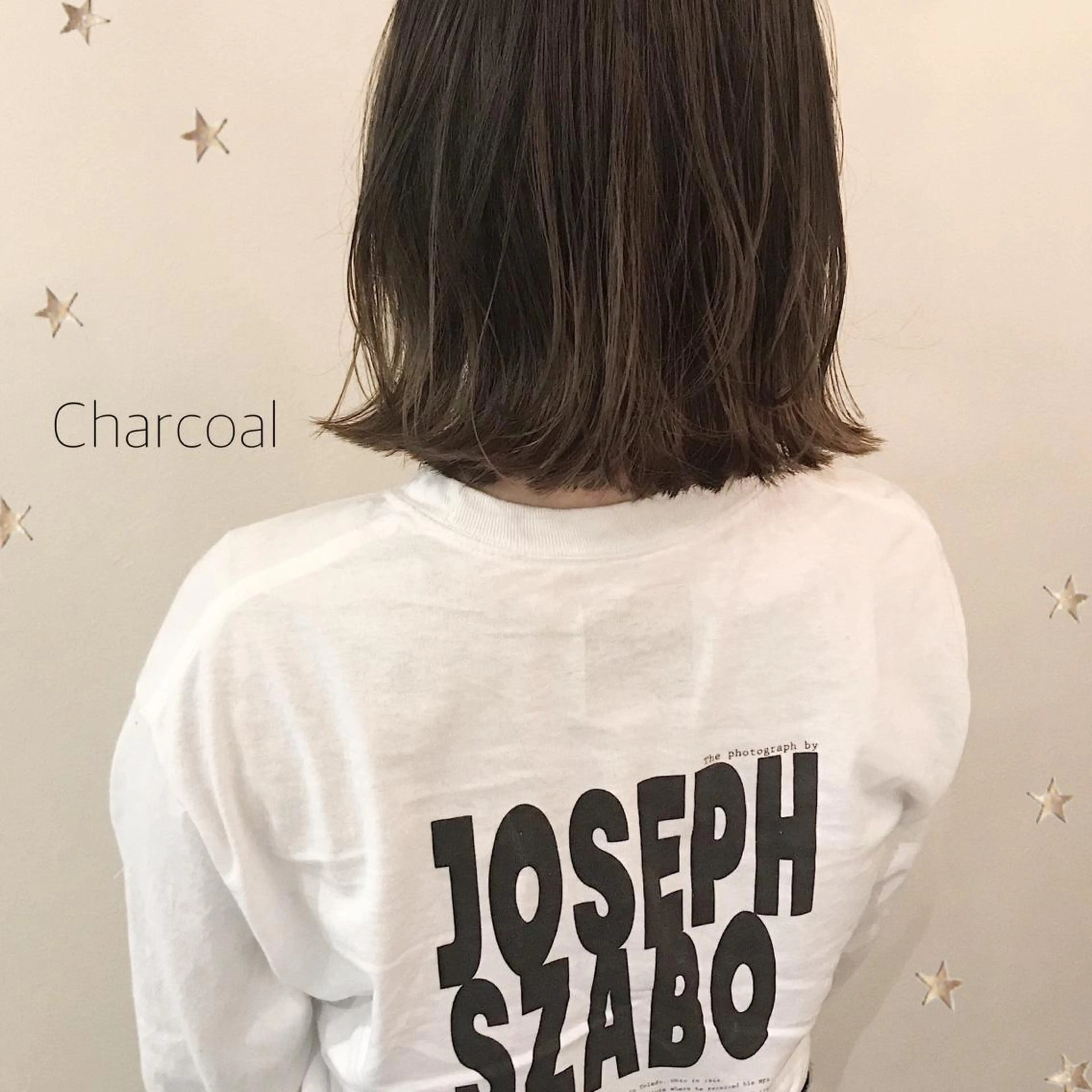 ミディアム カラー 市川 千夏のヘアスタイル