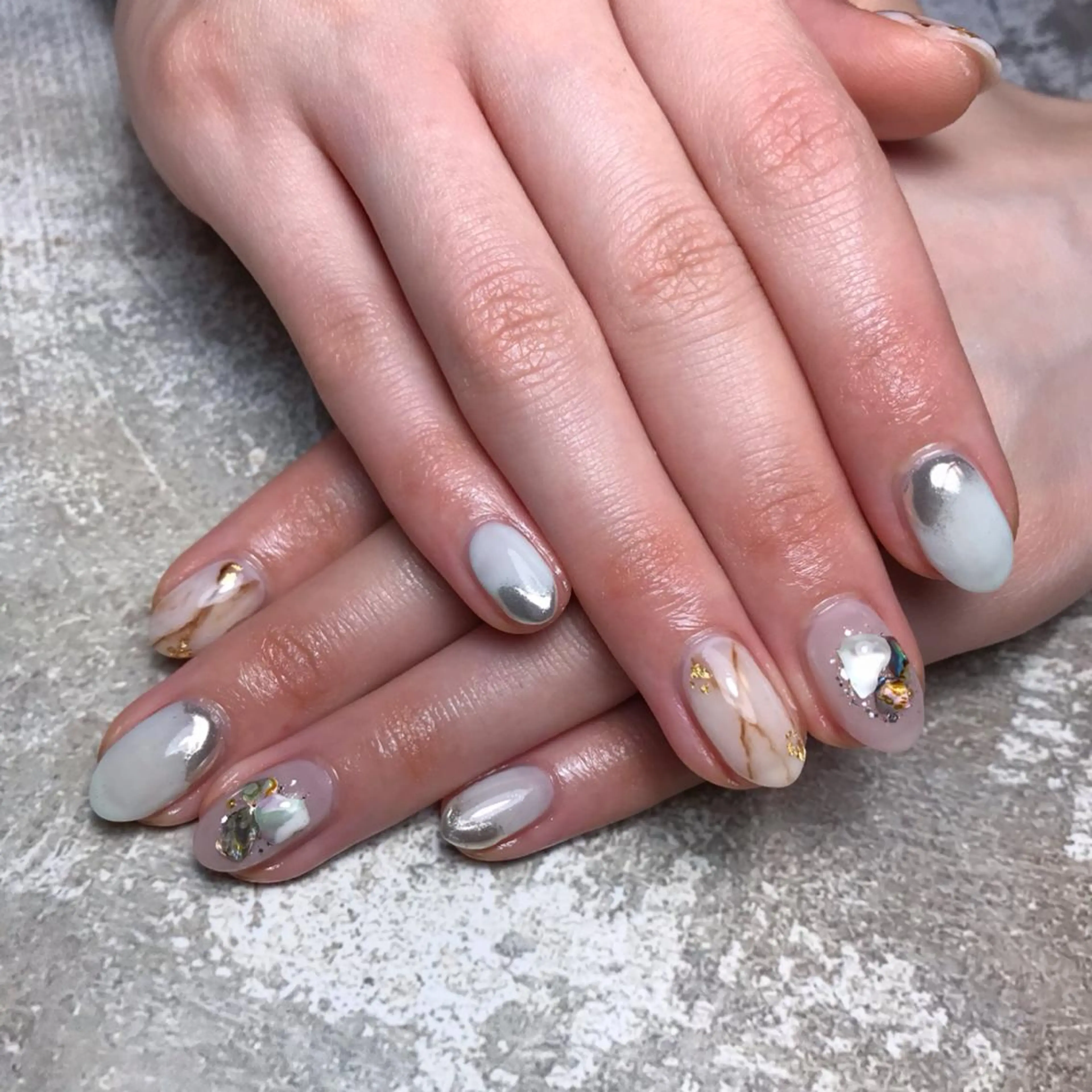 ネイル ハンドネイル 💅chainail _aiのネイルデザイン