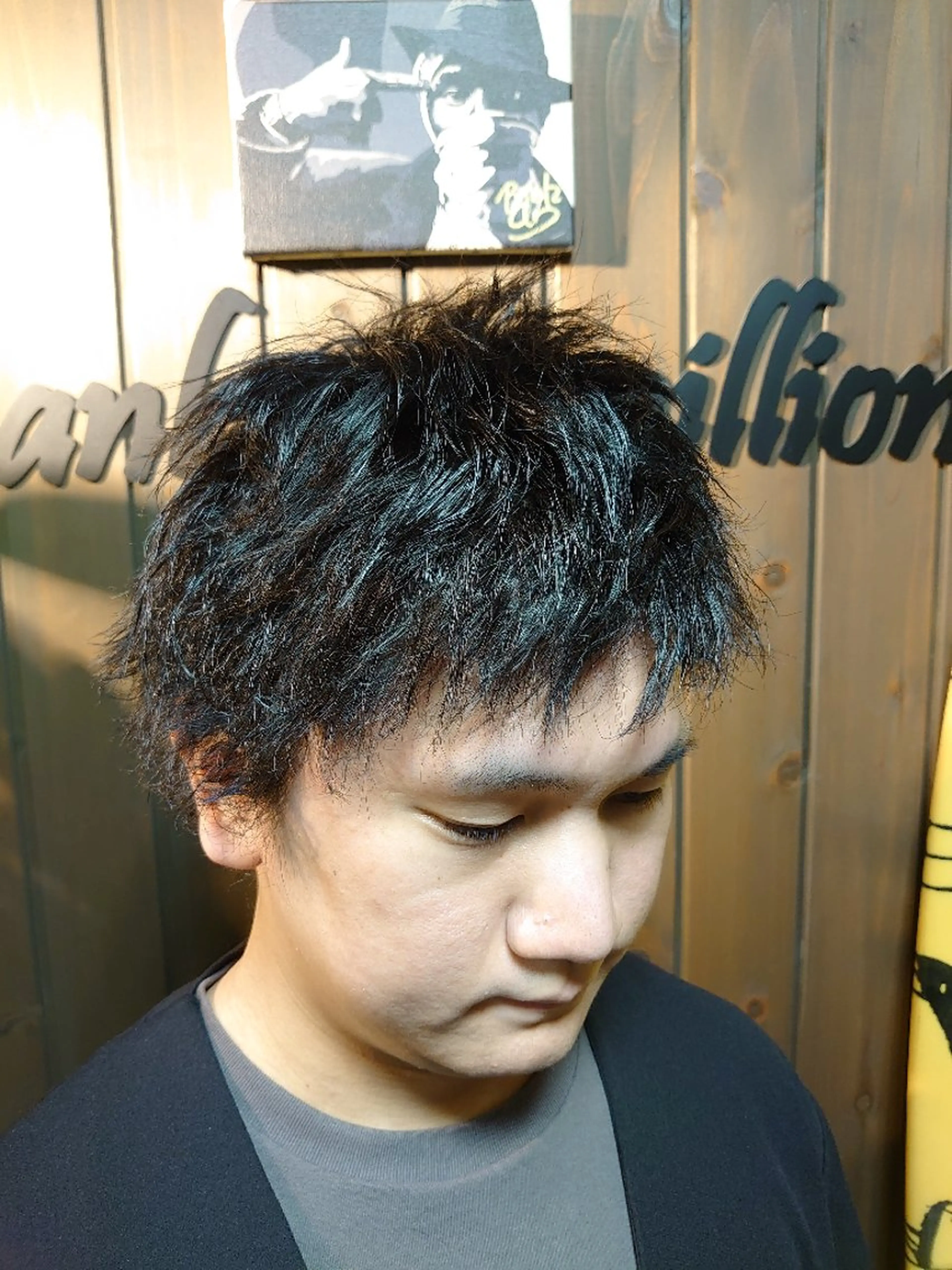 パーマ ツイストパーマ 岡林 選のヘアスタイル