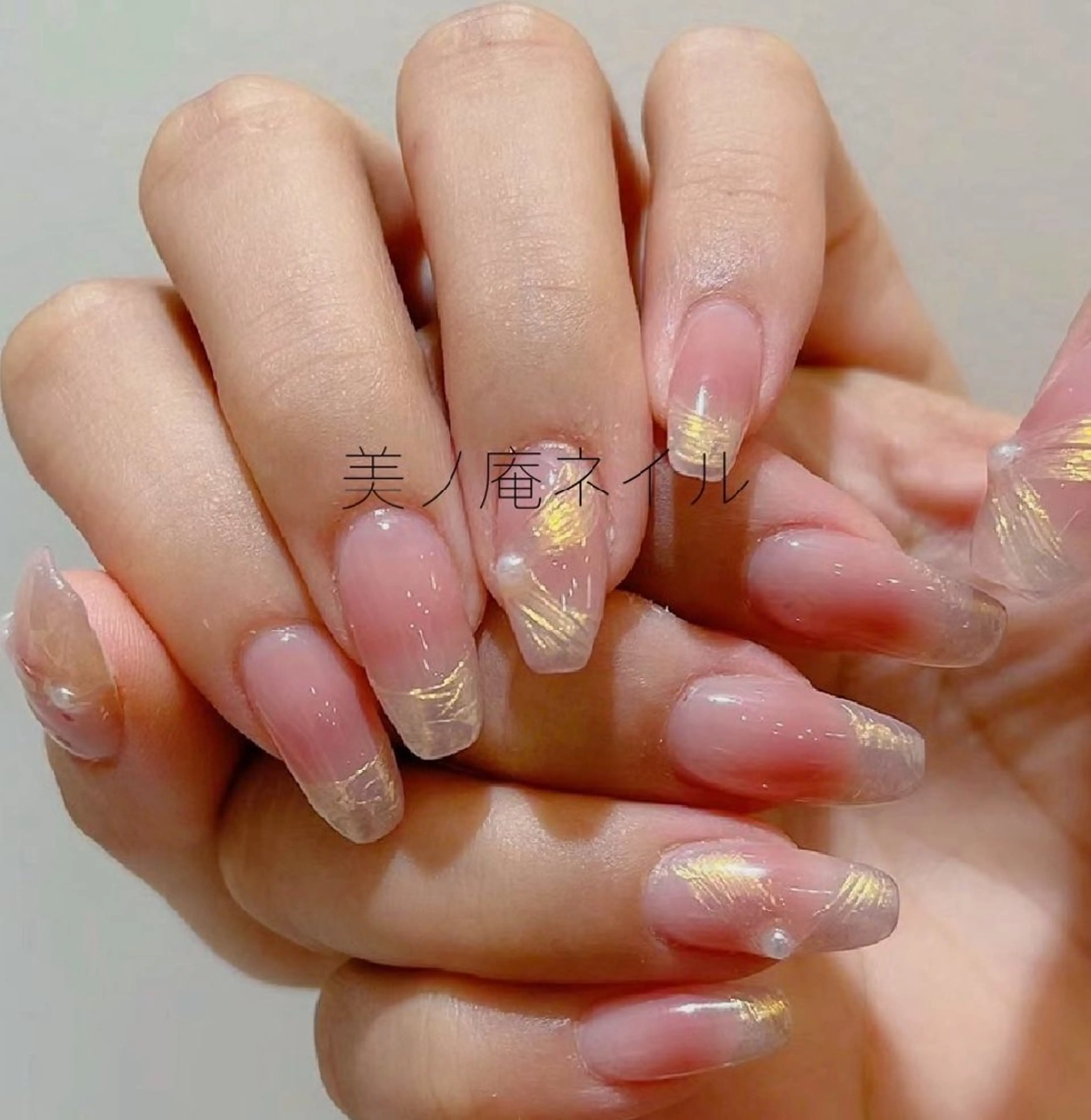 ※ロング料金なし※チップ長さ出し10本×ガラスフレンチorミラーフレンチの写真