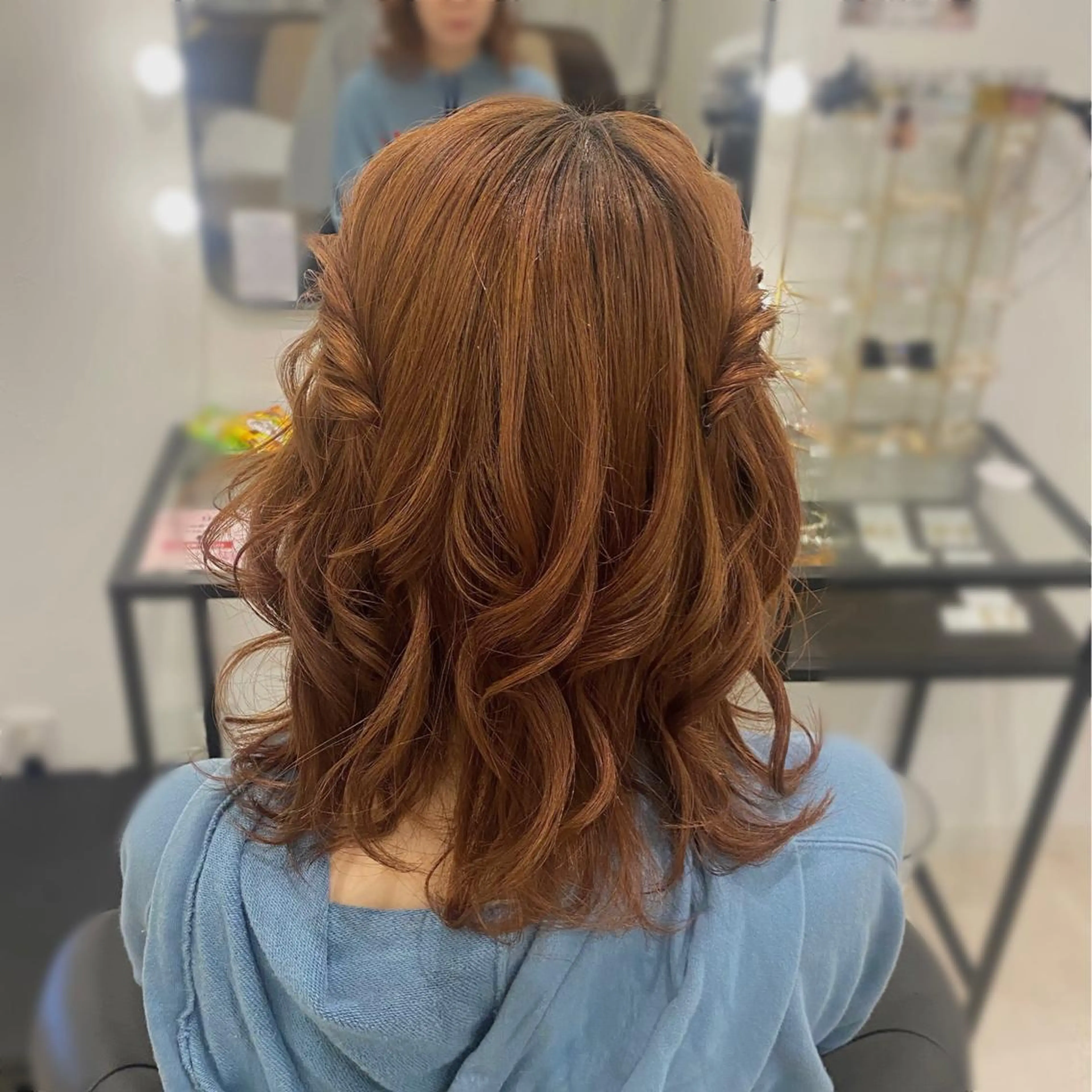 ミディアム ヘアセット Mikazuki オーナーTeradaのマツエク・マツパデザイン