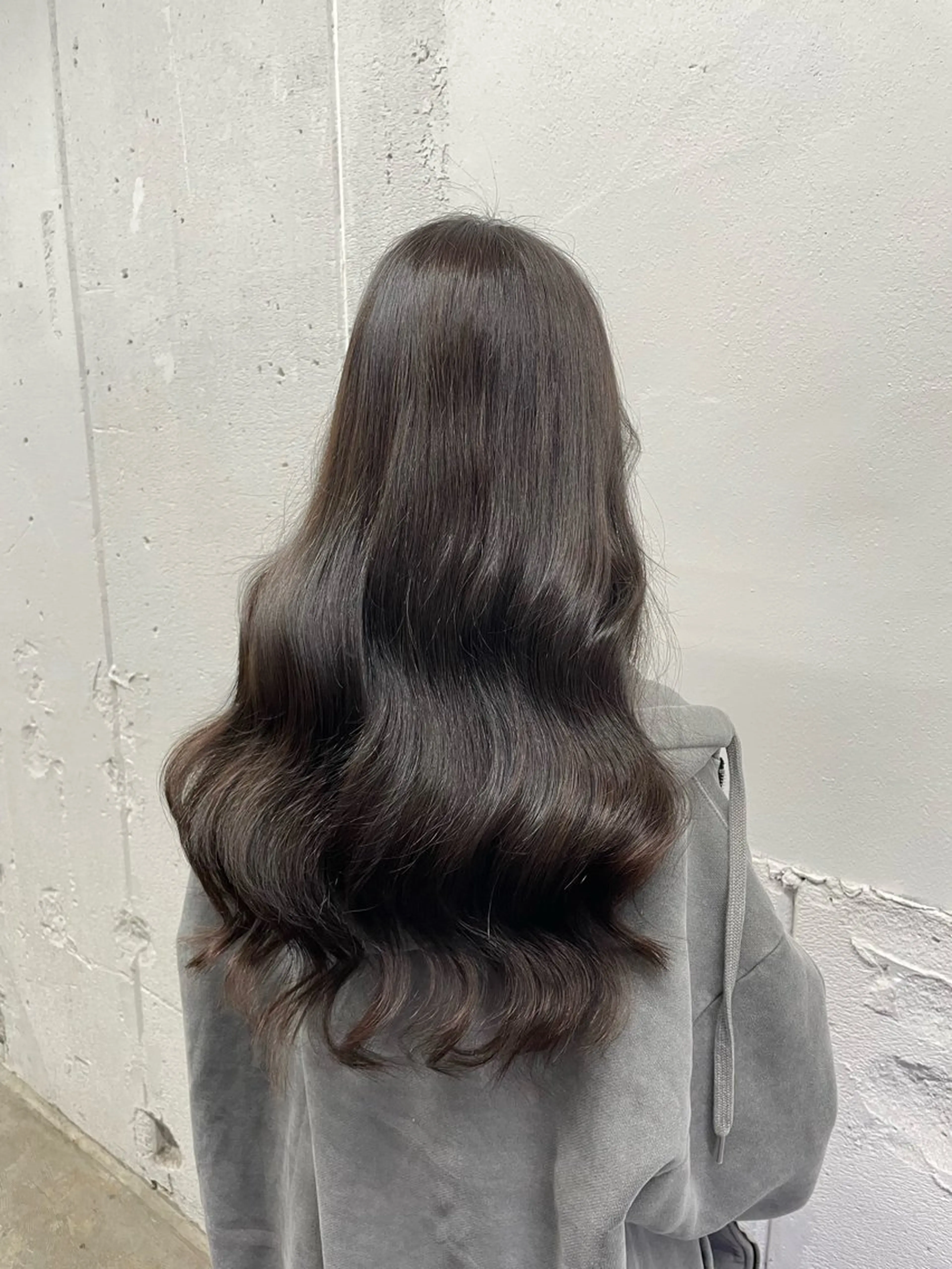 ロング カラー シールエクステ バレイヤージュ ミストバング ブラウンカラー ダブルカラー ヘアカラー エクステ 🧡艶髪ちゅるん髪 🫧🧡YUKI❄️のヘアスタイル