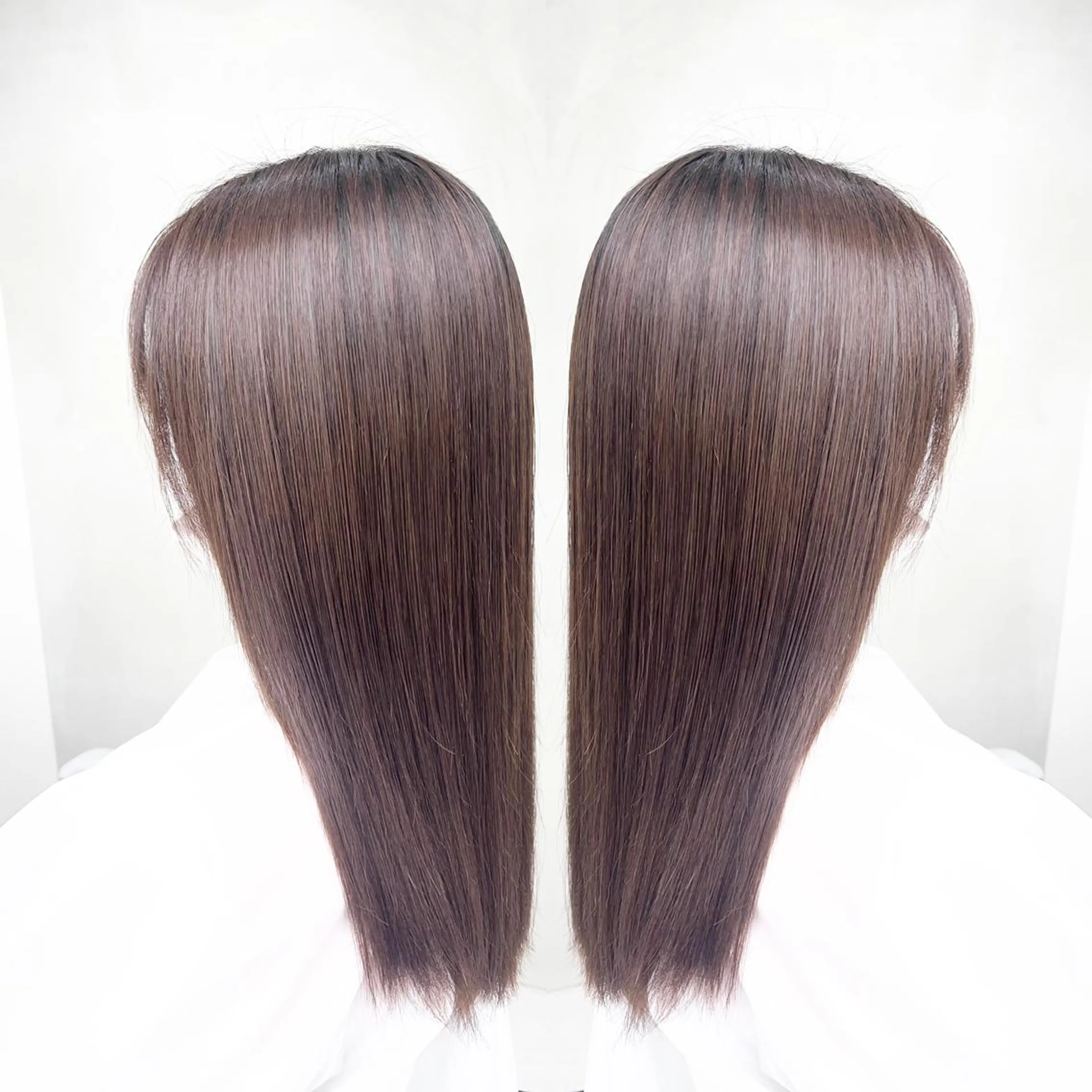 セミロング パーマ 縮毛矯正 トリートメント 【くせ毛さんのお悩み 解決🍀】栗橋のヘアスタイル