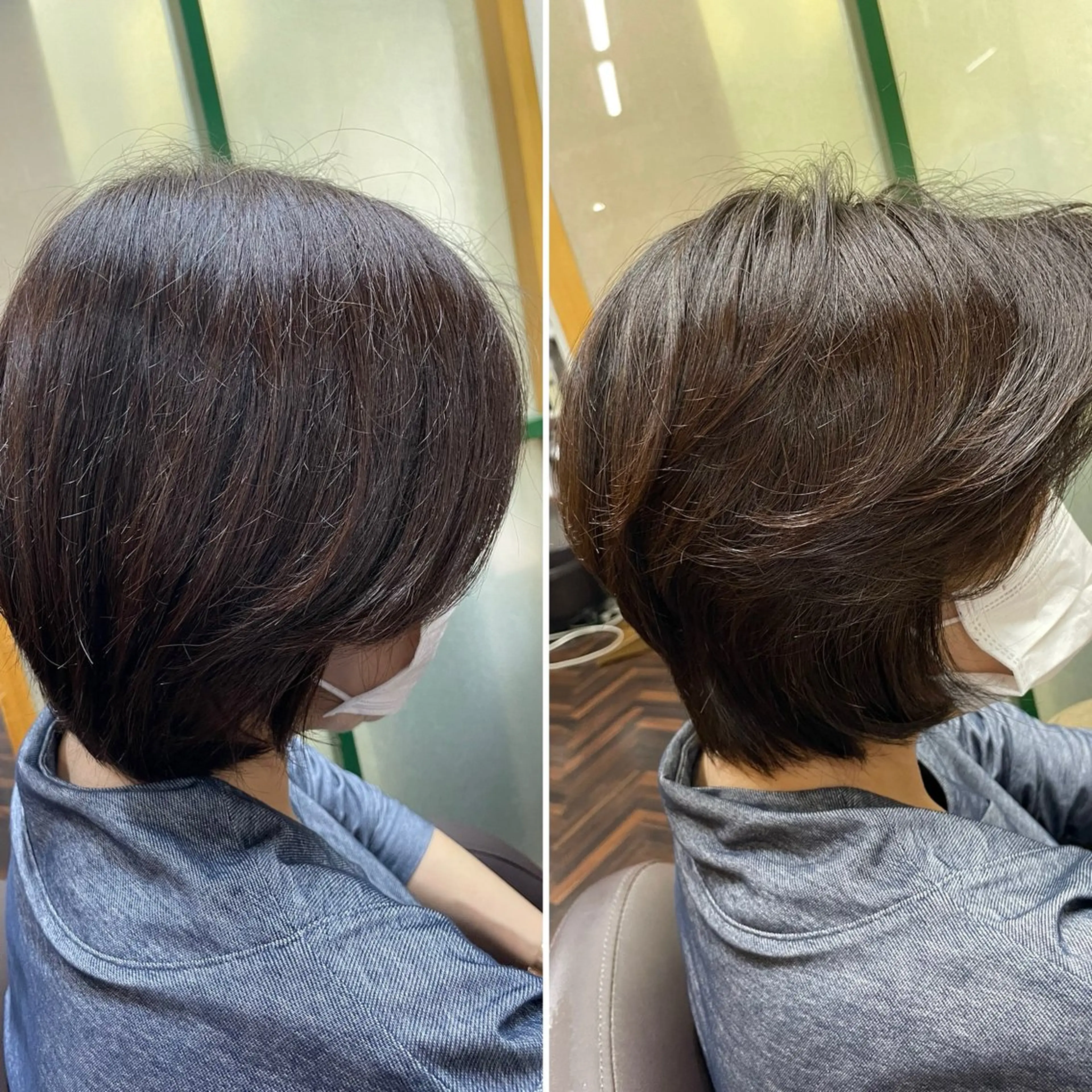 ショート カラー katae sayoriのヘアスタイル