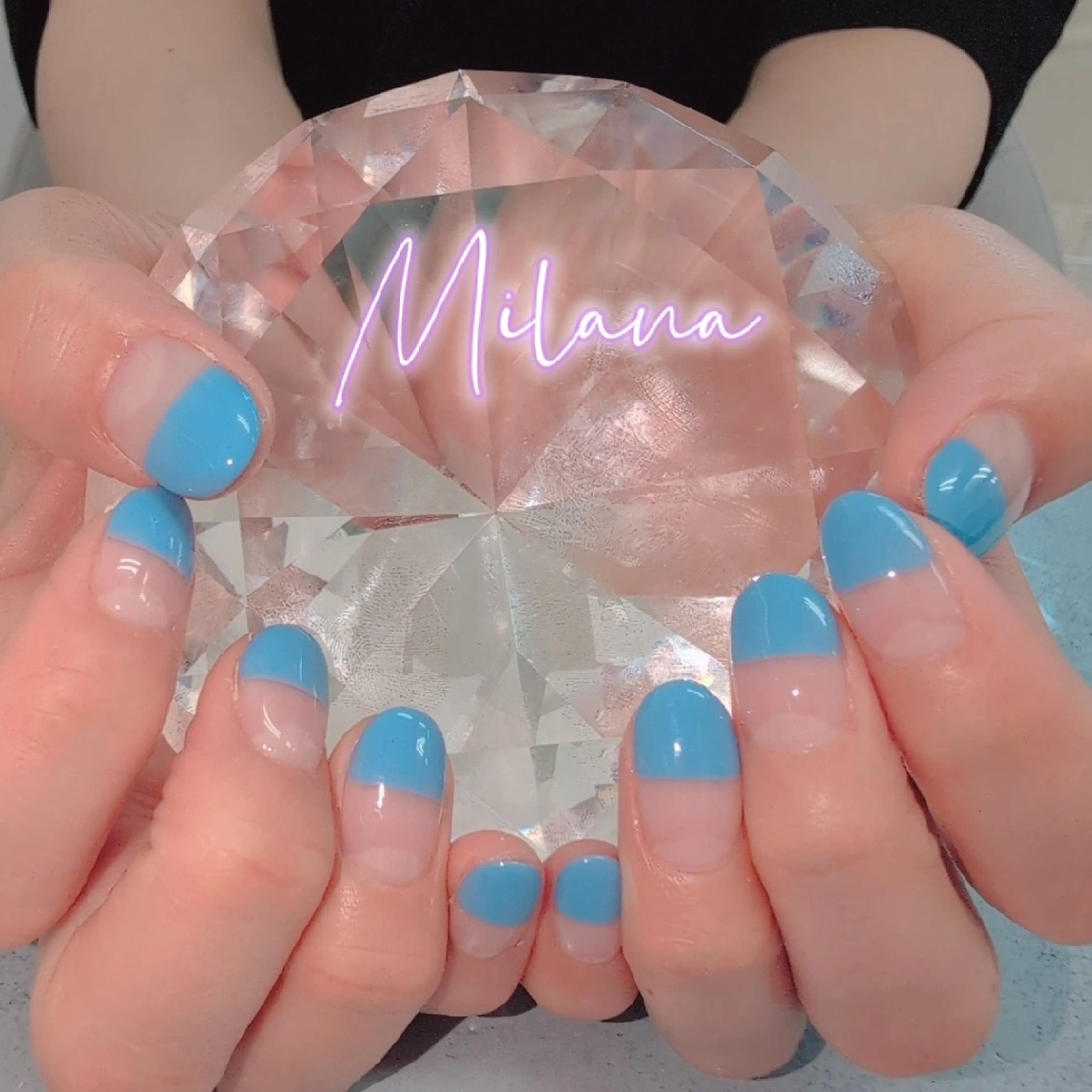ネイル フレンチネイル ハンドネイル Milana 川瀬のネイルデザイン