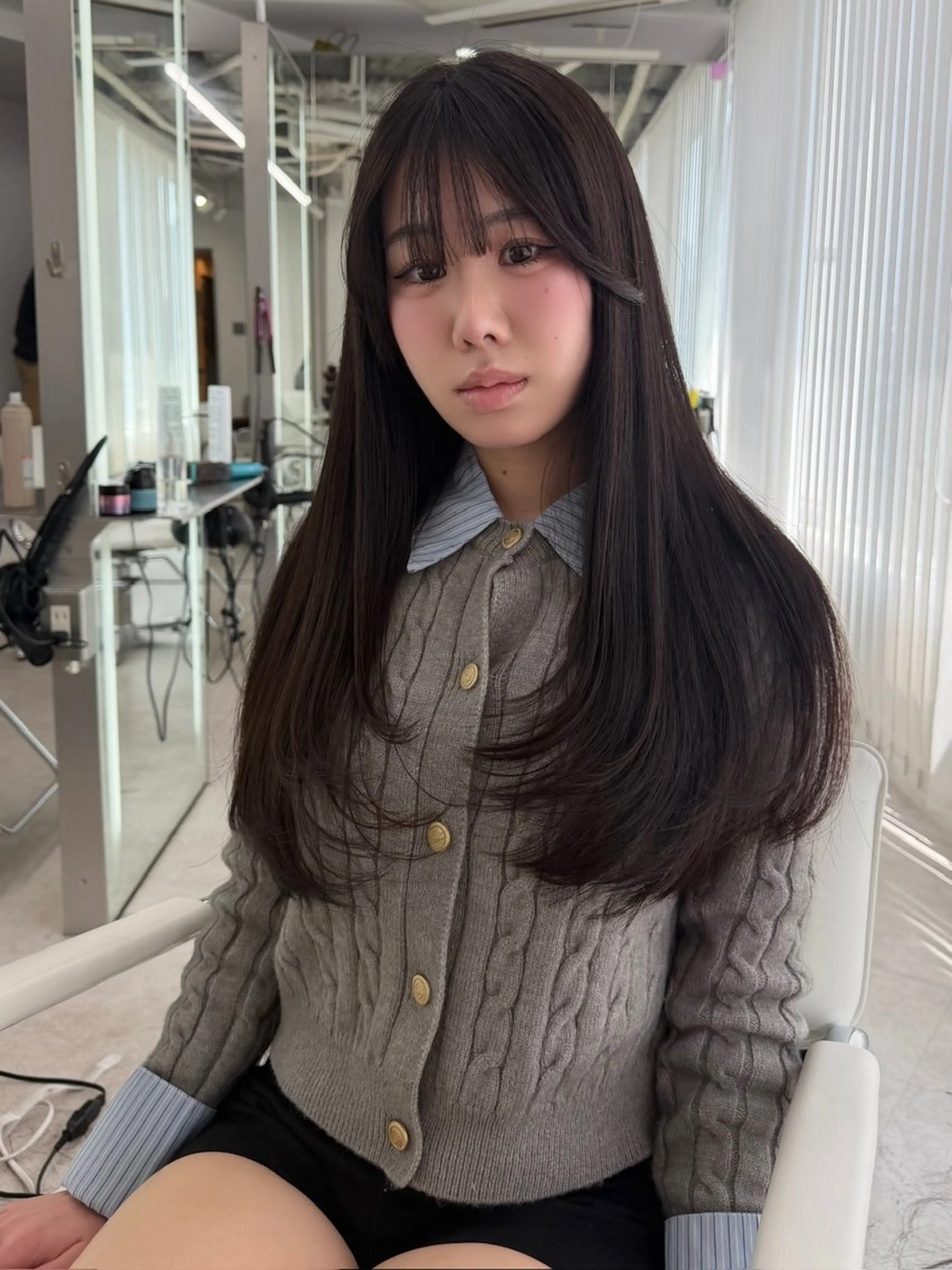 ロング カラー 大阪梅田/ イマムラミヅキのヘアスタイル