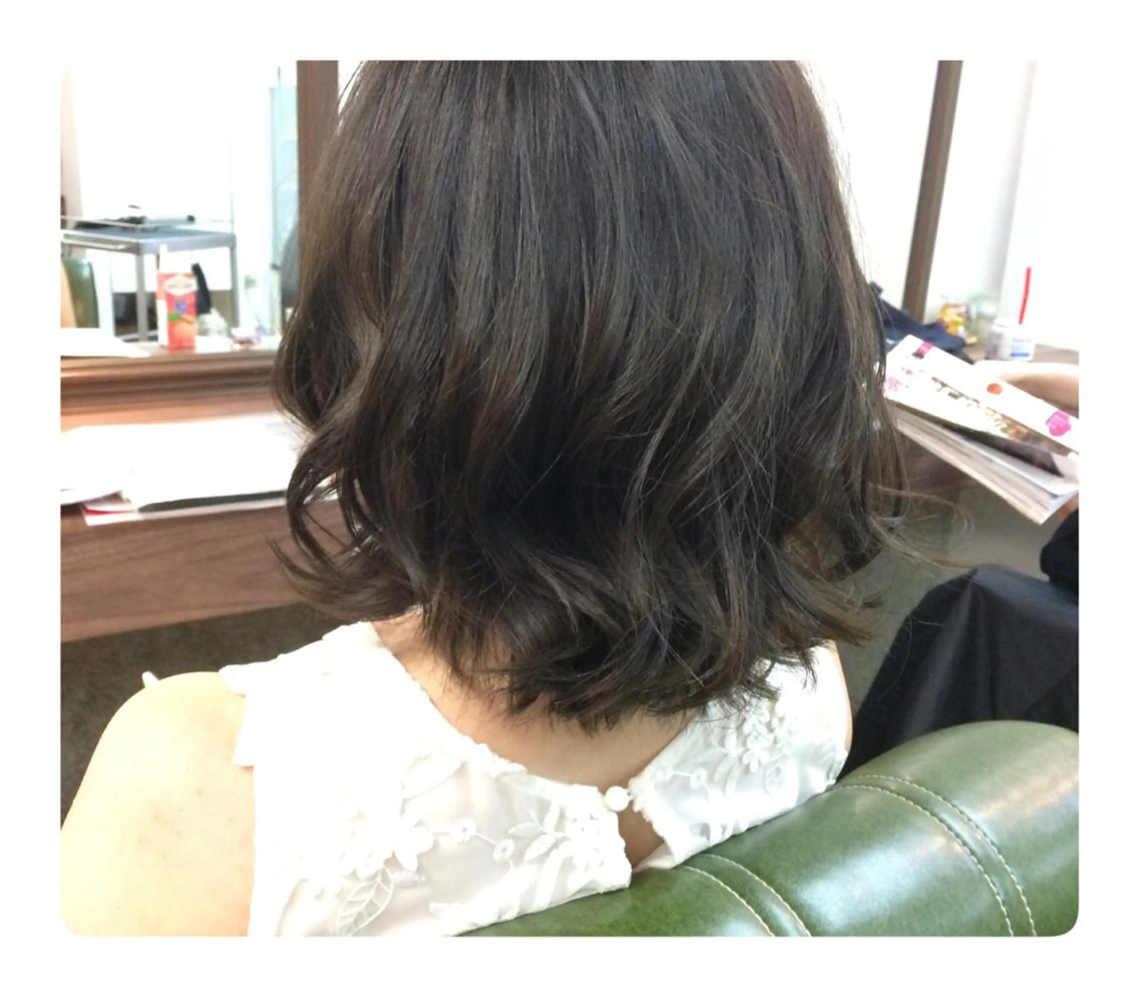 ミディアム カラー ヘアアレンジ アッシュ 🟦髪質改善6年 💊YAMAMOTOのヘアスタイル