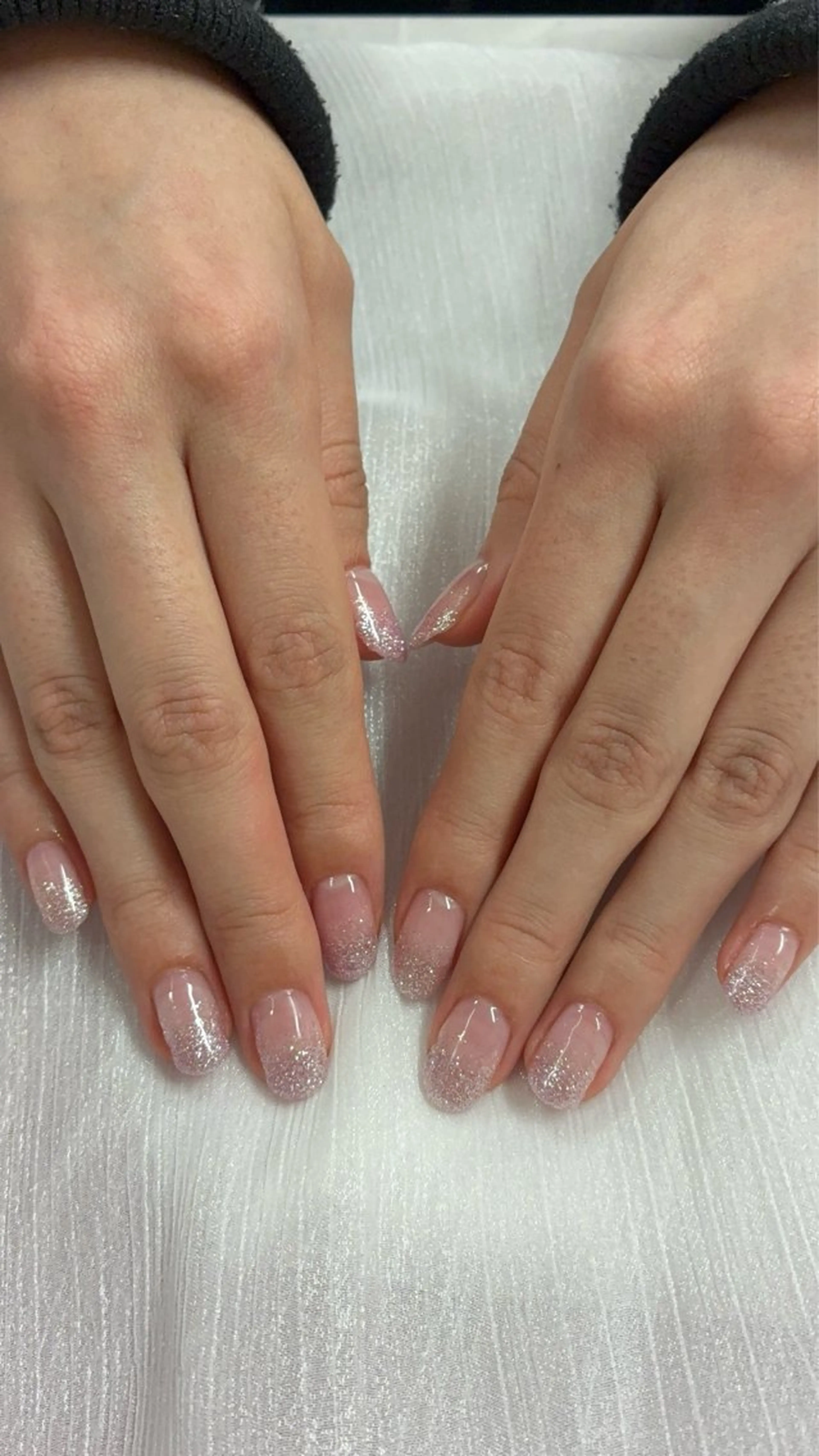 ネイル フラッシュネイル グラデーション ラメ(グリッター) ハンドネイル Lilith Yumiのネイルデザイン