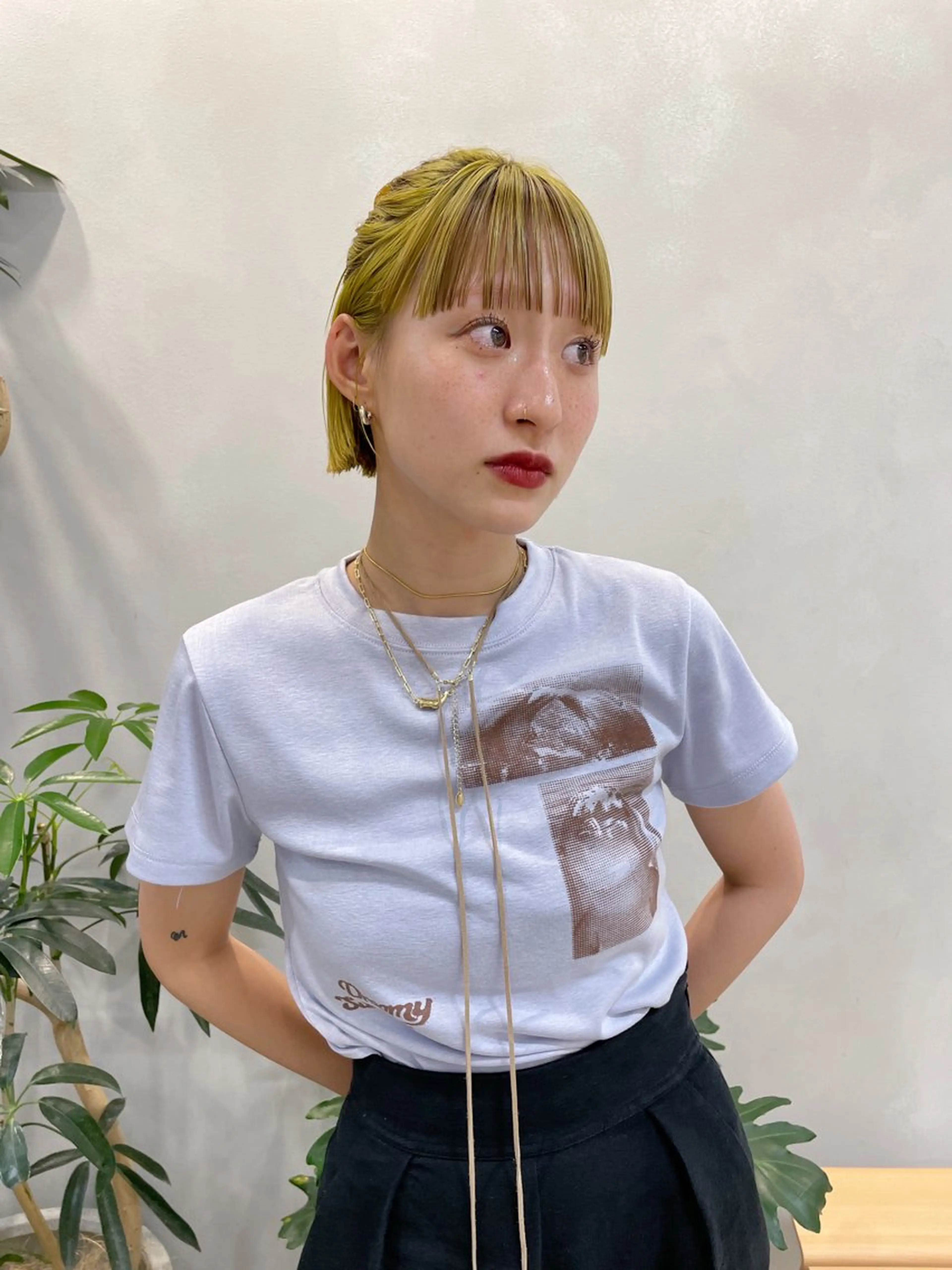 ショート カラー 青木 優歩のヘアスタイル