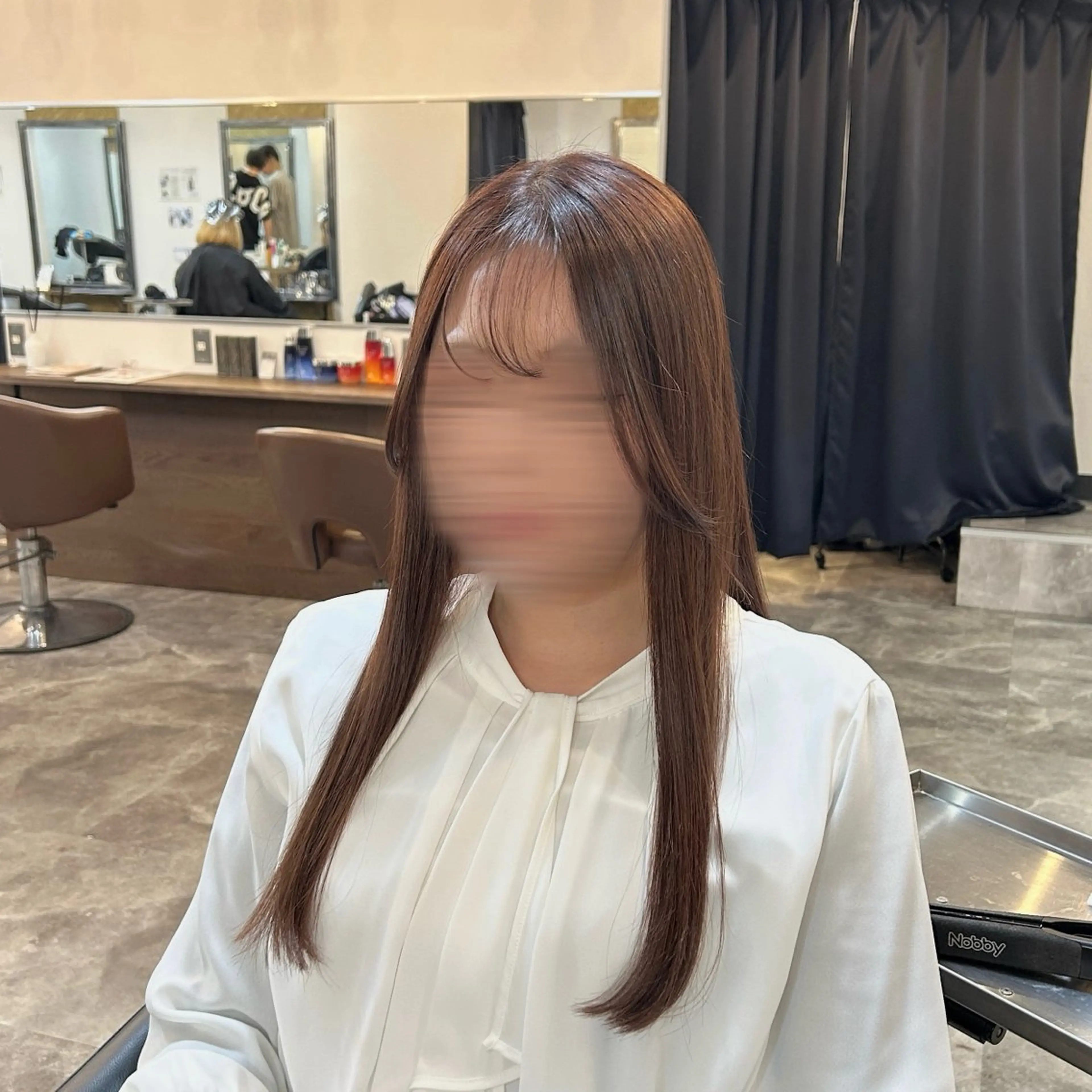 ロング 顔周りカット ヘア✂️＆アイ👁️ 🫧ﾐﾕｳ🫧のヘアスタイル
