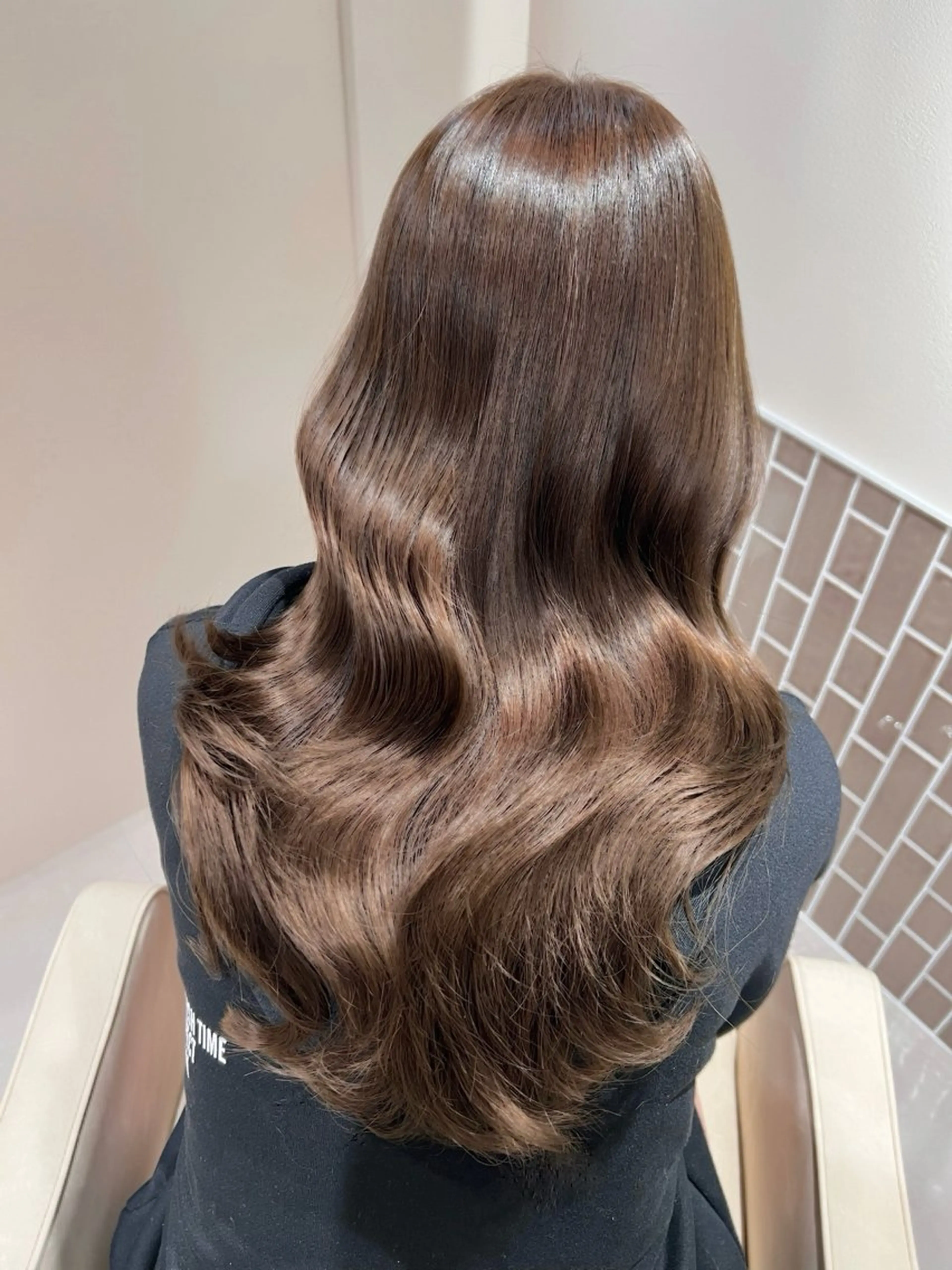 ロング カラー ヘアカラー トリートメント lane HAIR 千聖🦅🖤のヘアスタイル