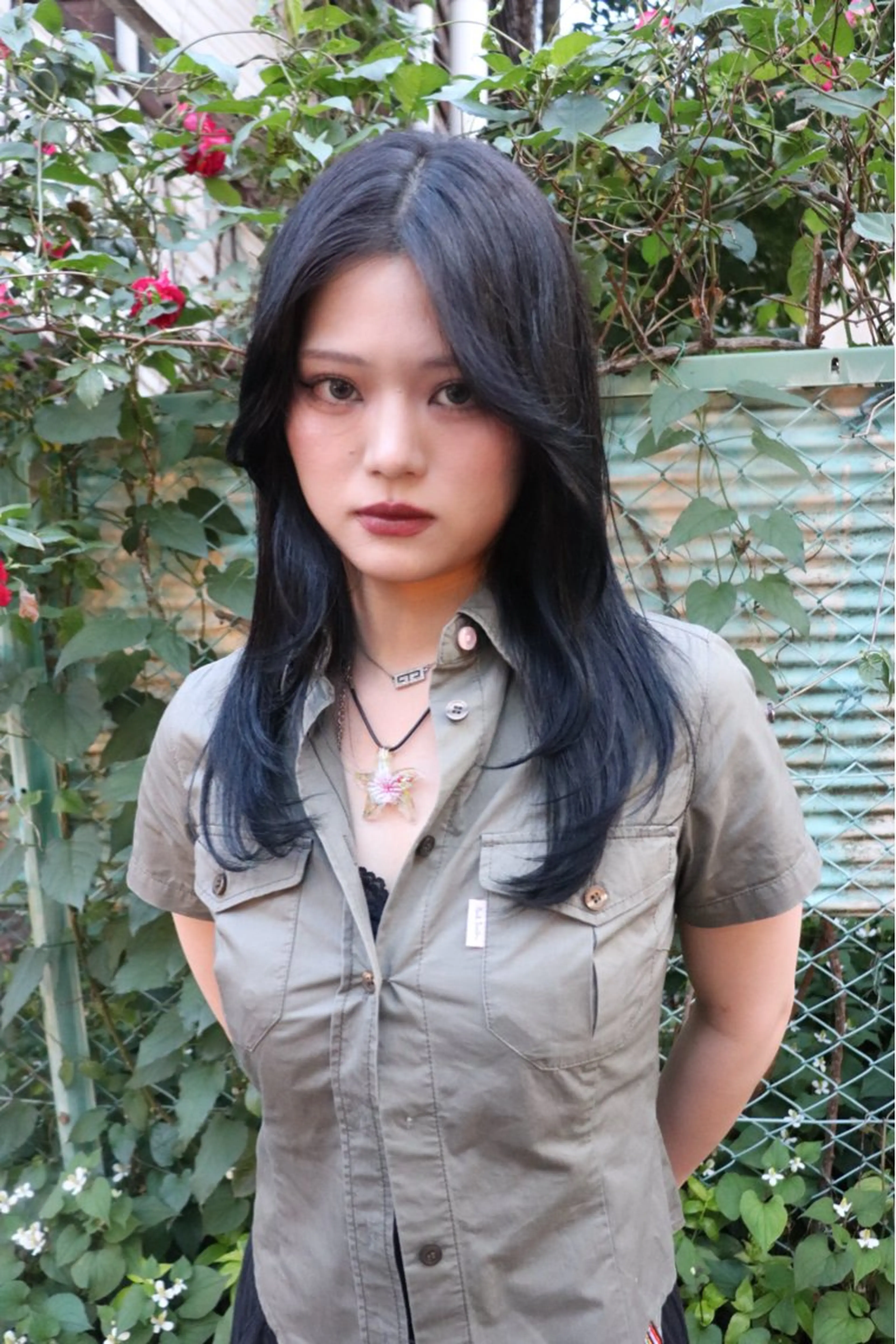 ロング カラー ヘアアレンジ @kyoniyy KYONIのヘアスタイル