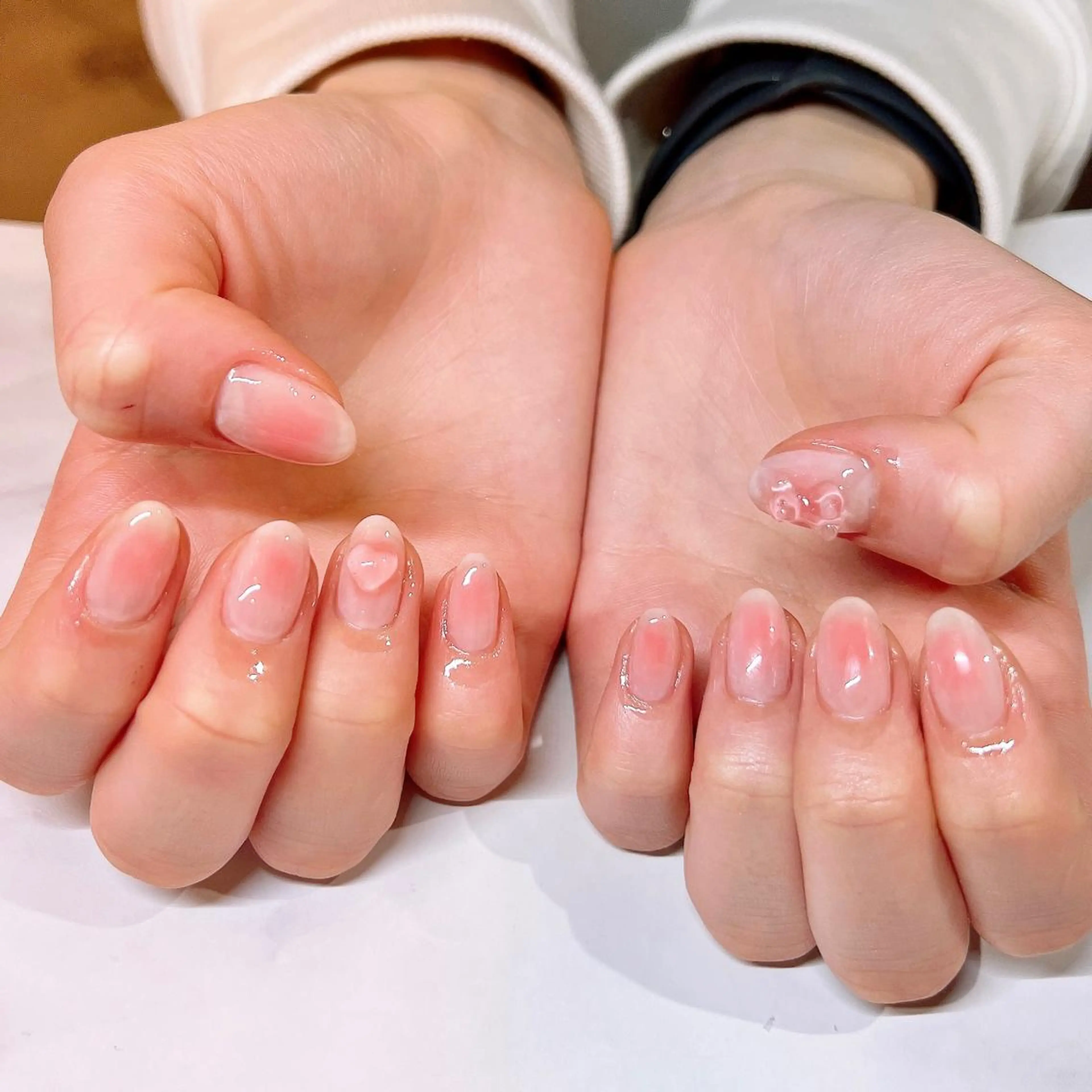 【インスタでも大人気！】チークネイル🍑の写真