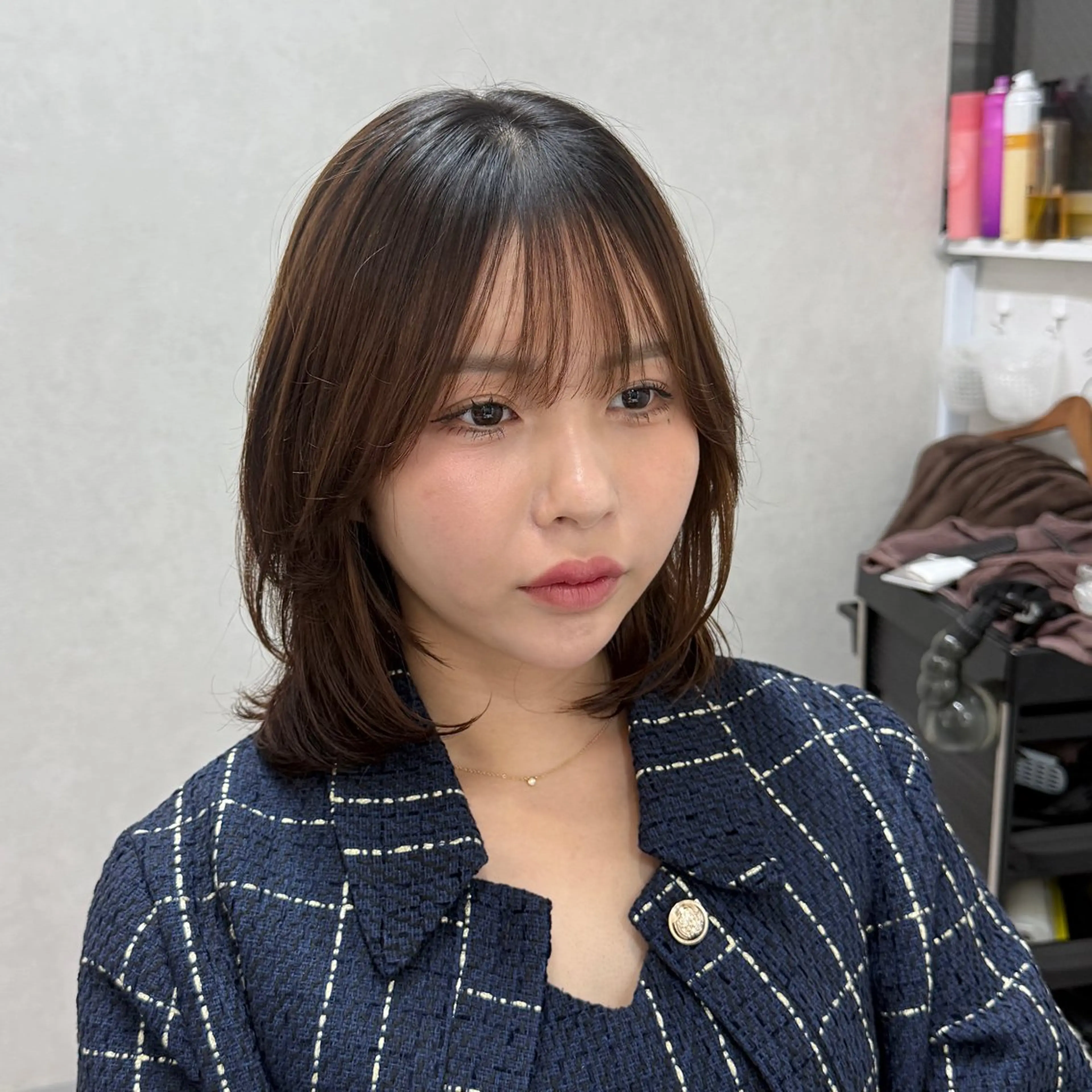 ミディアム パーマ 縮毛矯正、ストカール 、パーマのプロ、横山のヘアスタイル