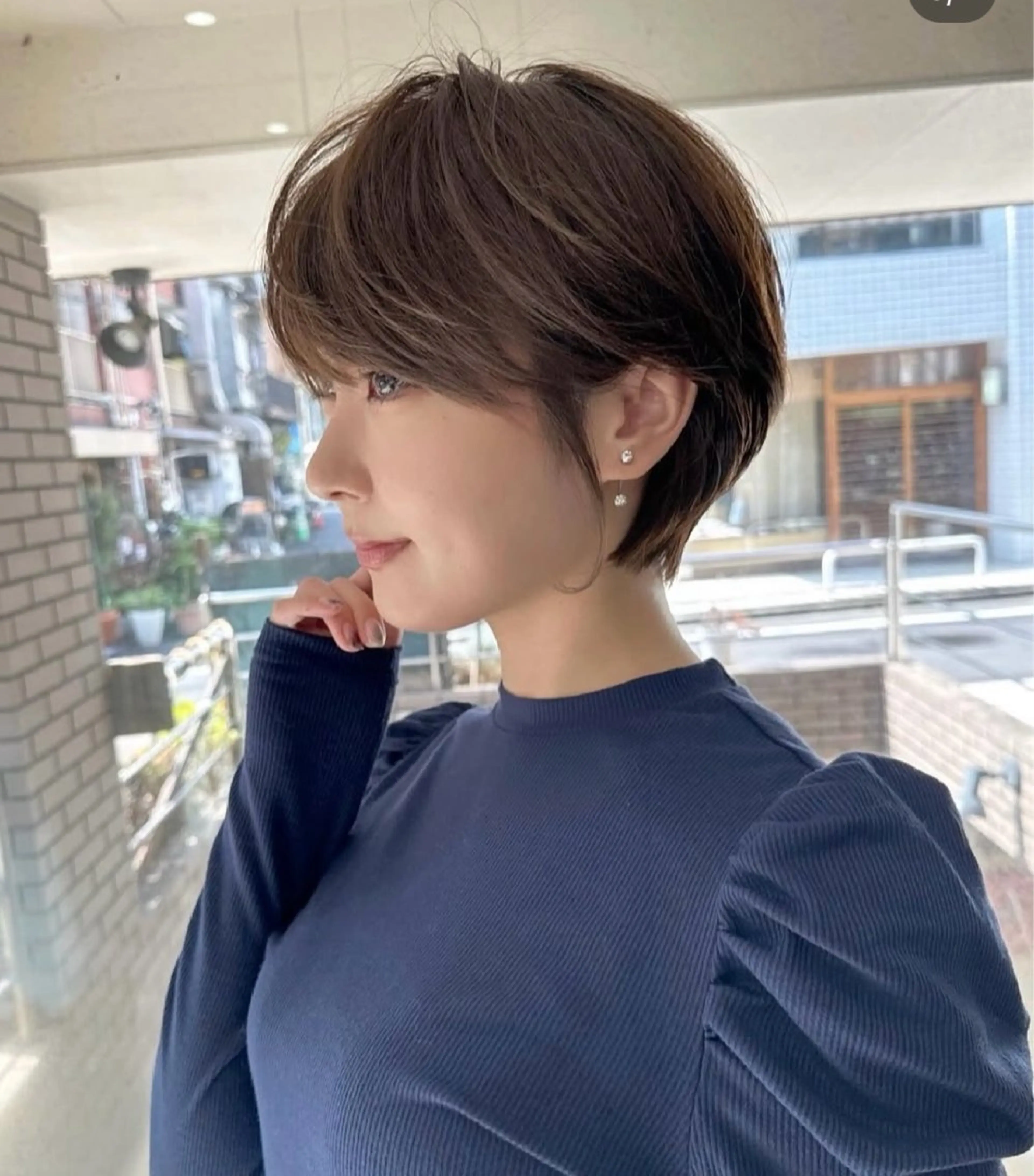 ショート 艶カラー/ヘアセット 着付け　ふうか　渋谷のヘアスタイル