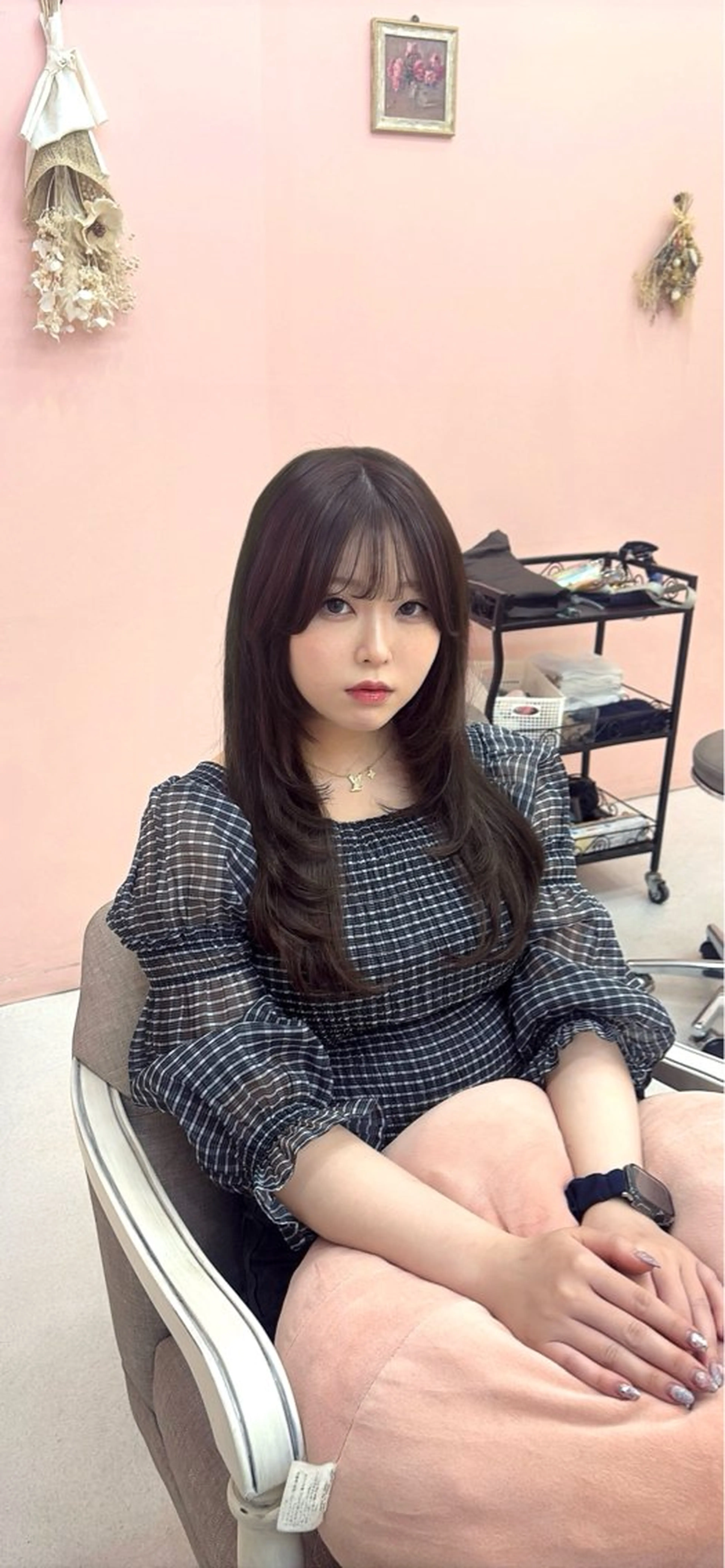 シールエクステ40本×プレミアムケアカラー🫧【セットカット付き✂️】追加も可能です🌟の写真