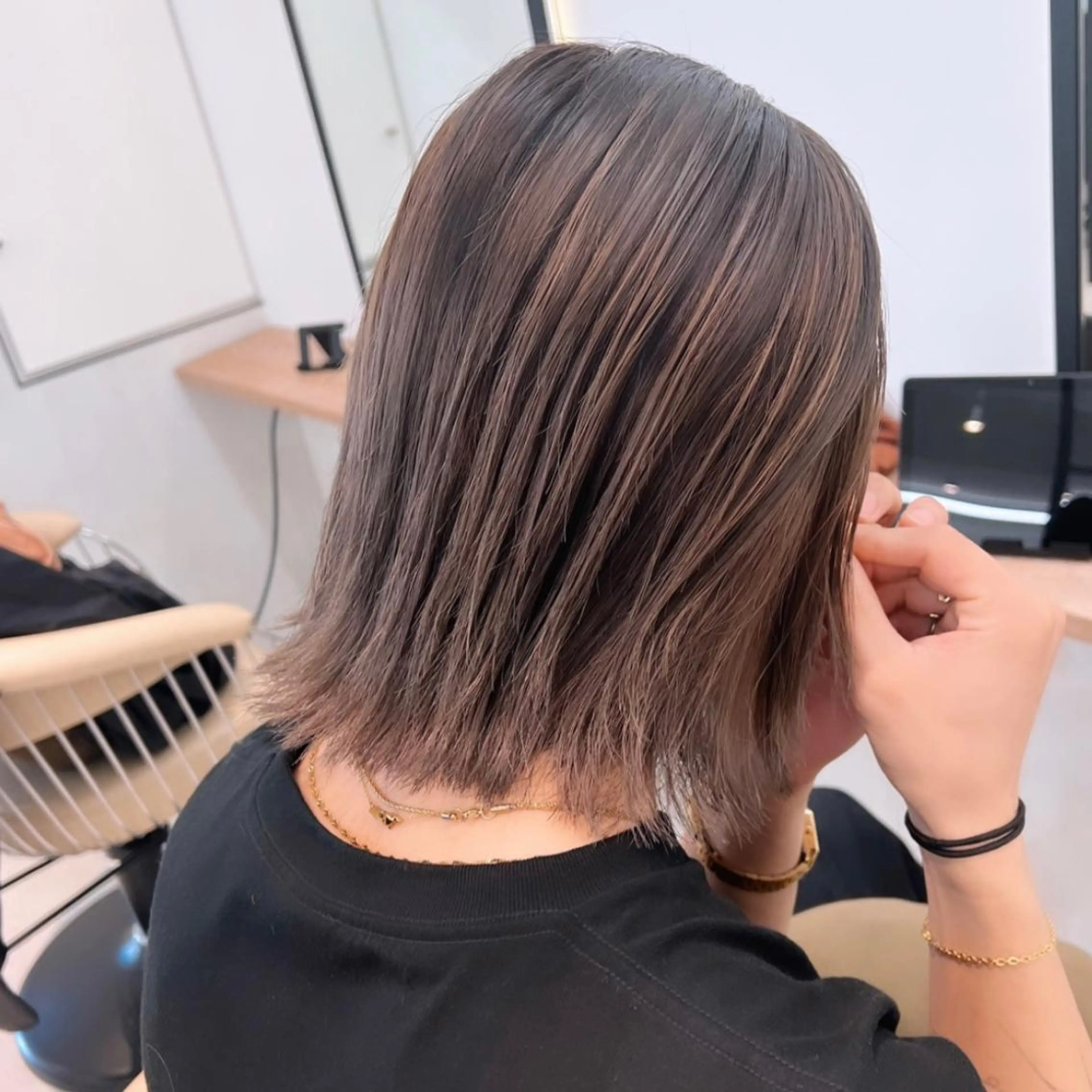 カラー バレイヤージュ ボブ sand瀧川真平 /ショートヘア/ボブのヘアスタイル