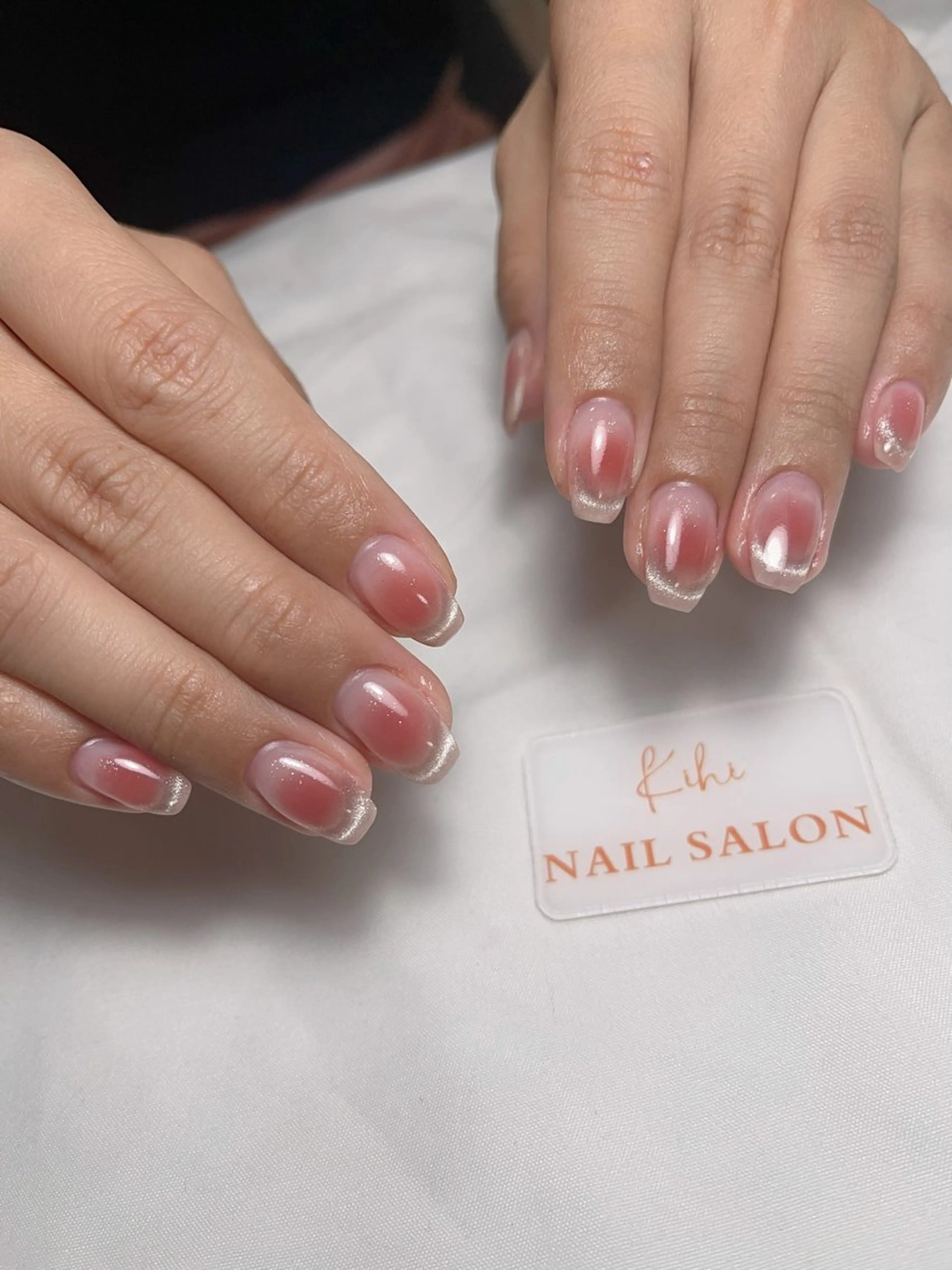 ネイル アートネイル フレンチネイル ジェルネイル グラデーション 韓国ネイル ハンドネイル 💕鈴木ユリ パラジェル/オフ無料のネイルデザイン