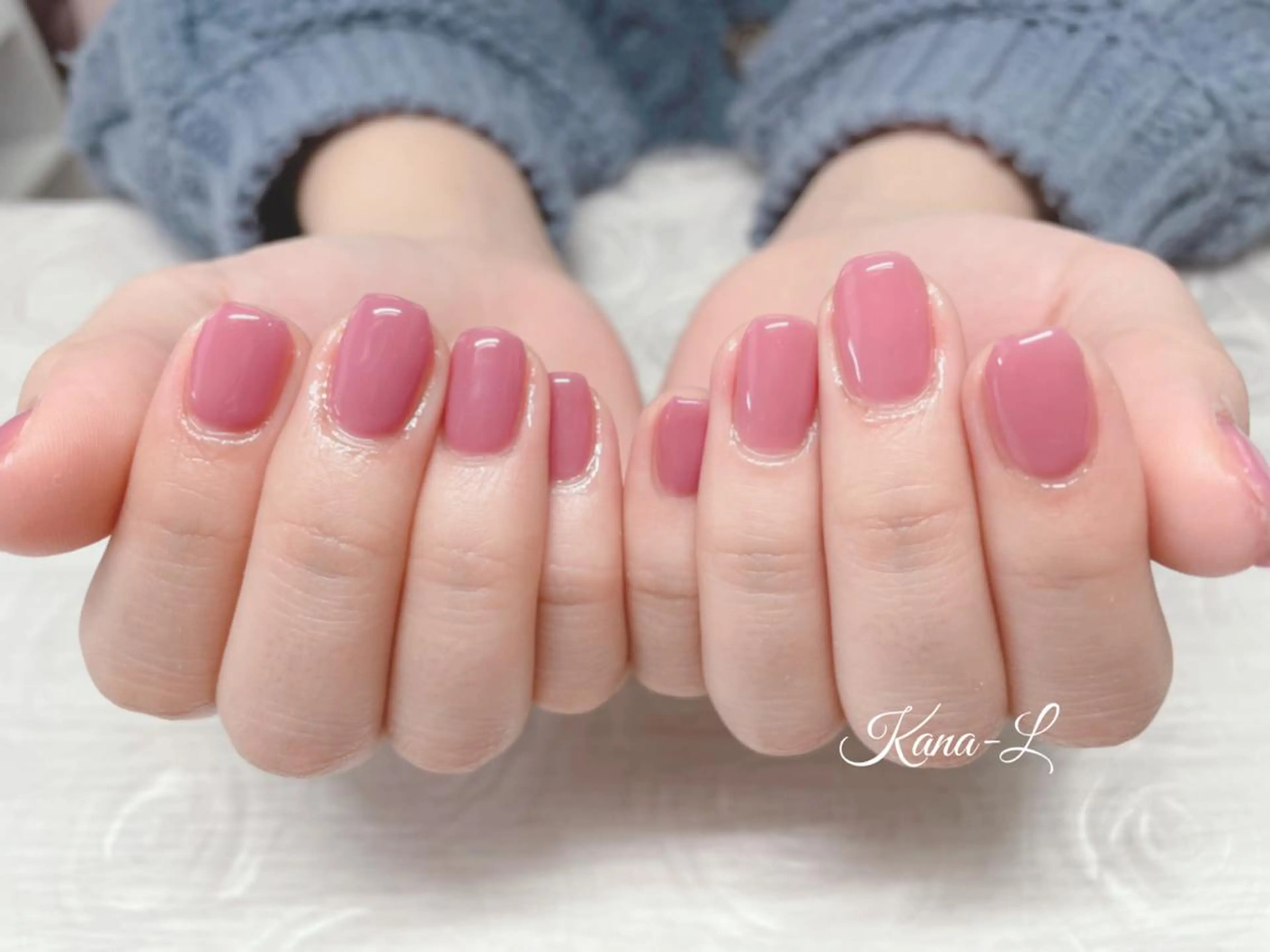 カラー ネイル 入学式 桜ネイル 入学式 ワンカラーネイル 春ネイル 芦辺 香奈のネイルデザイン