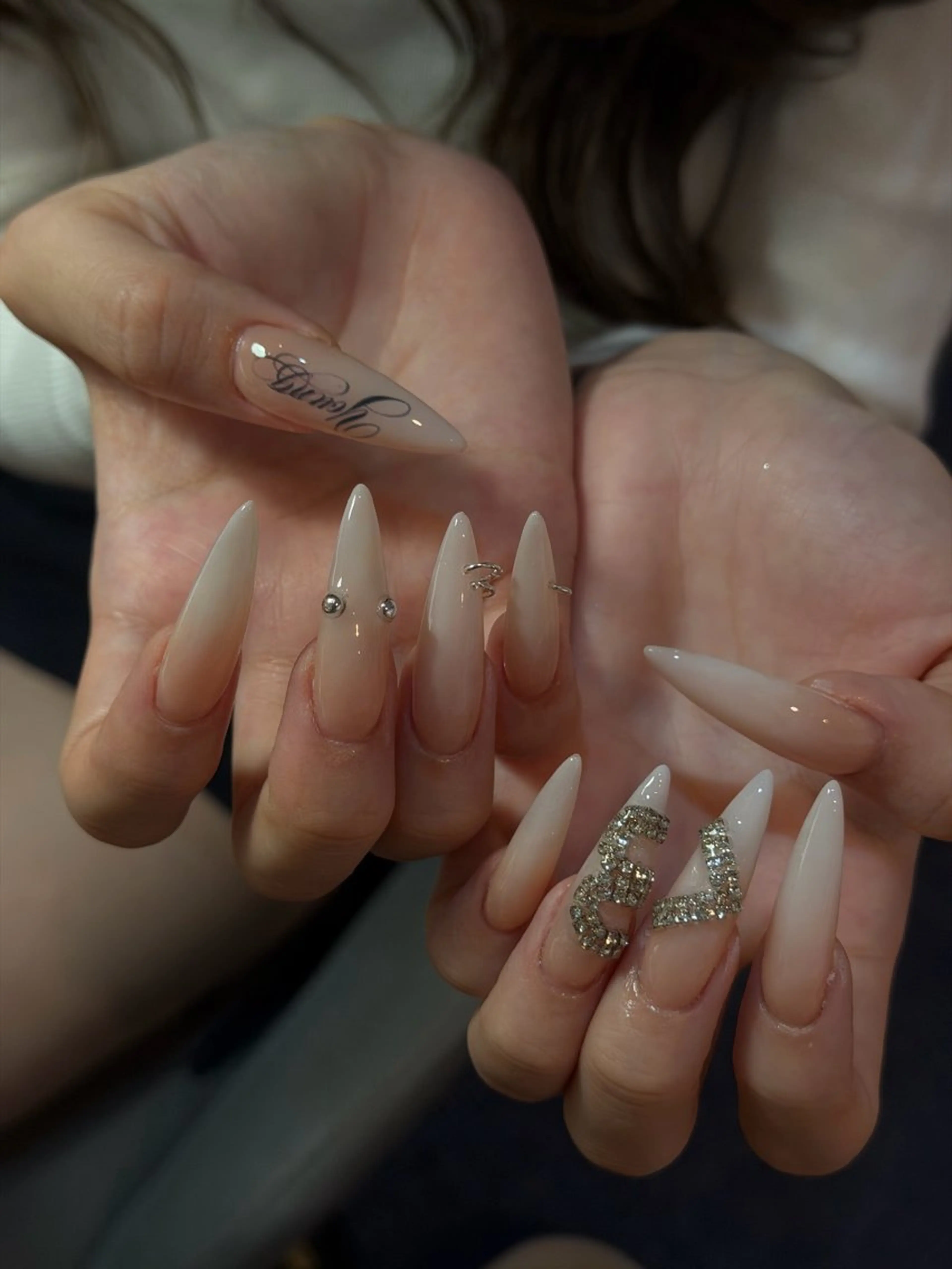 ネイル 韓国ネイル シンプルネイル ワンホンネイル ハンドネイル CoMo Nailのネイルデザイン
