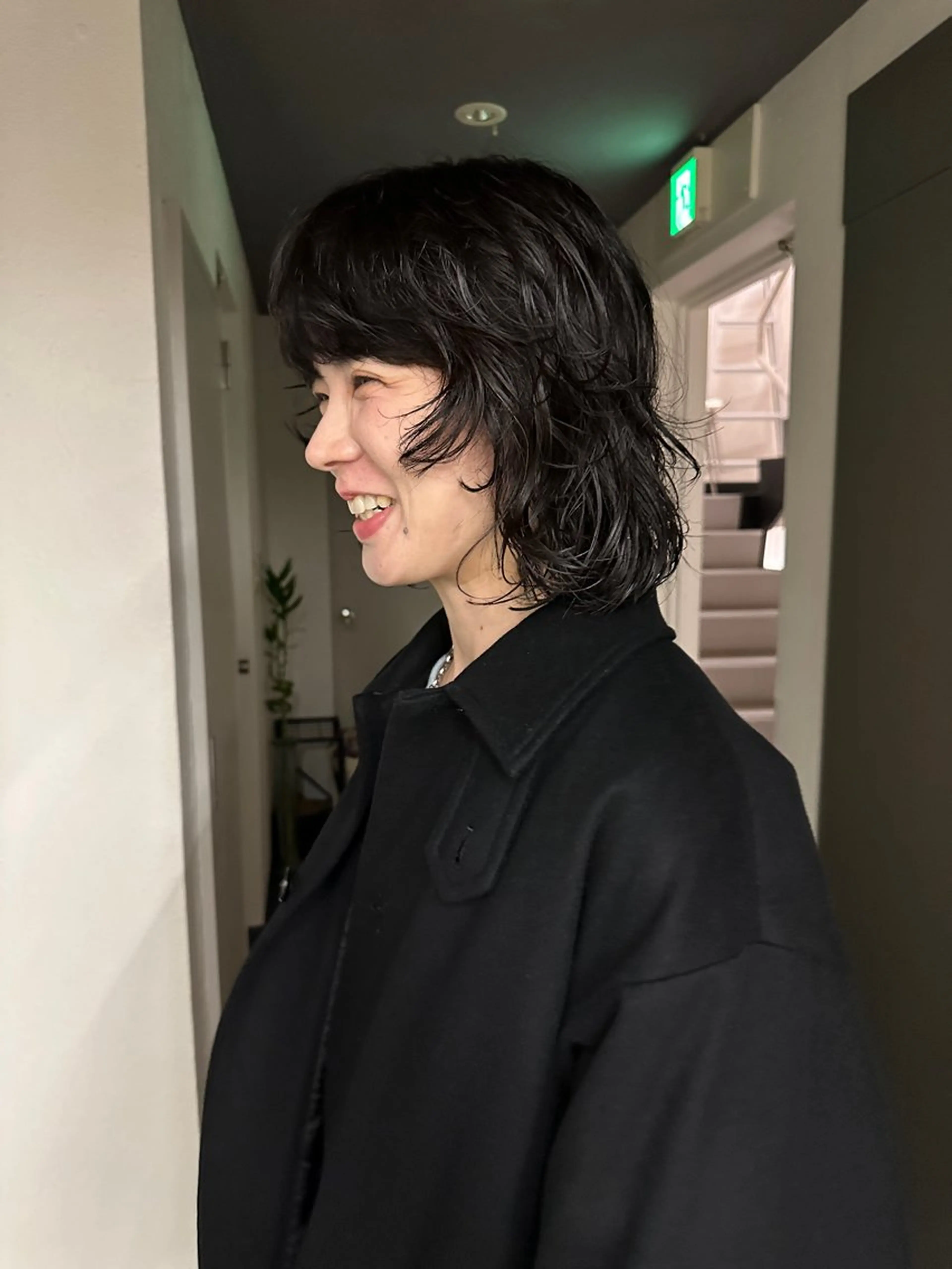 ショート カラー パーマ カット ヘアカラー パーマ ボブ/レイヤー/ケア パーマ/リュウタのヘアスタイル