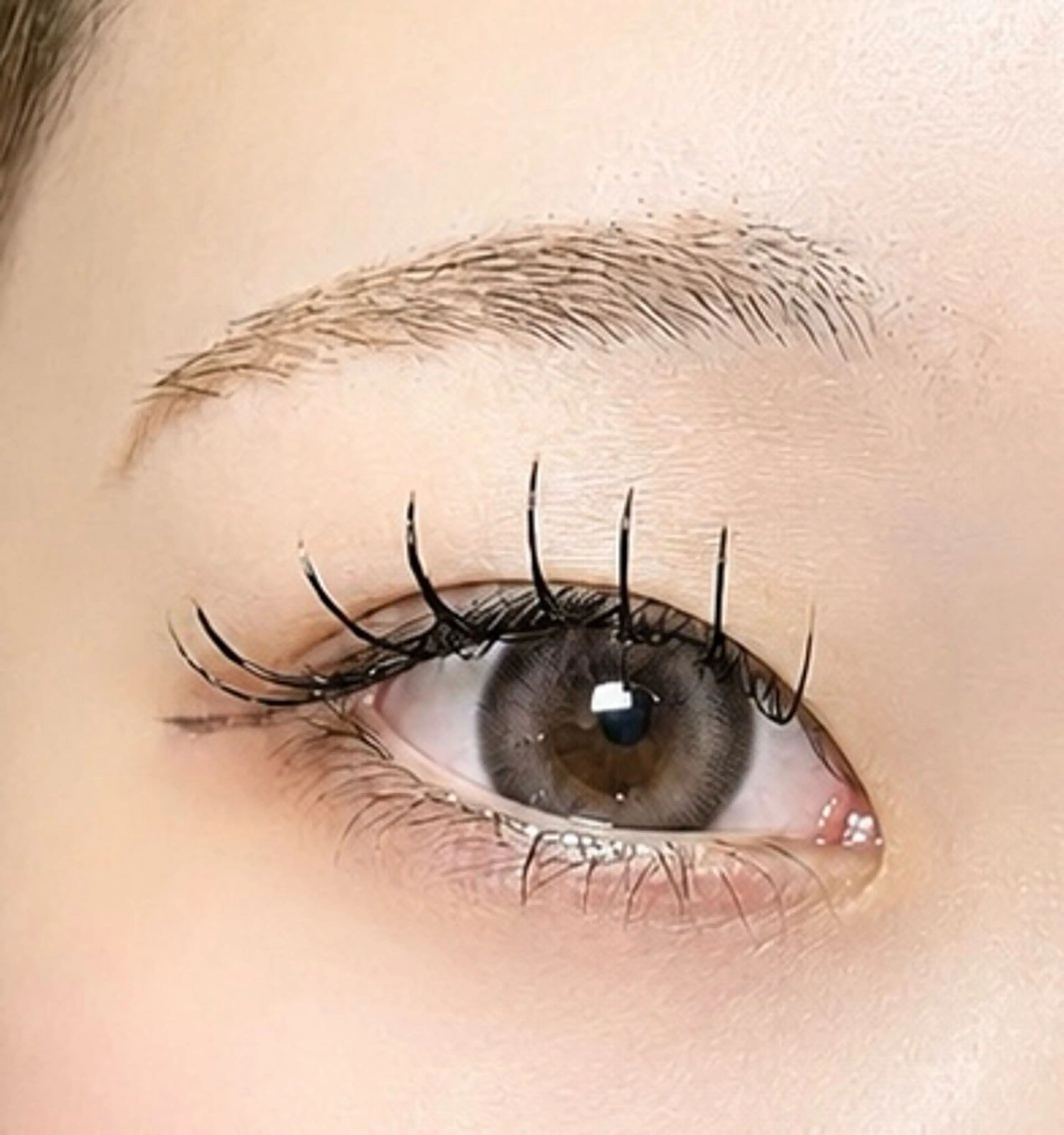 5月限定【🩵モデル募集🩵】韓国風マツエク(カシミヤ)100本まで付け放題💞の写真