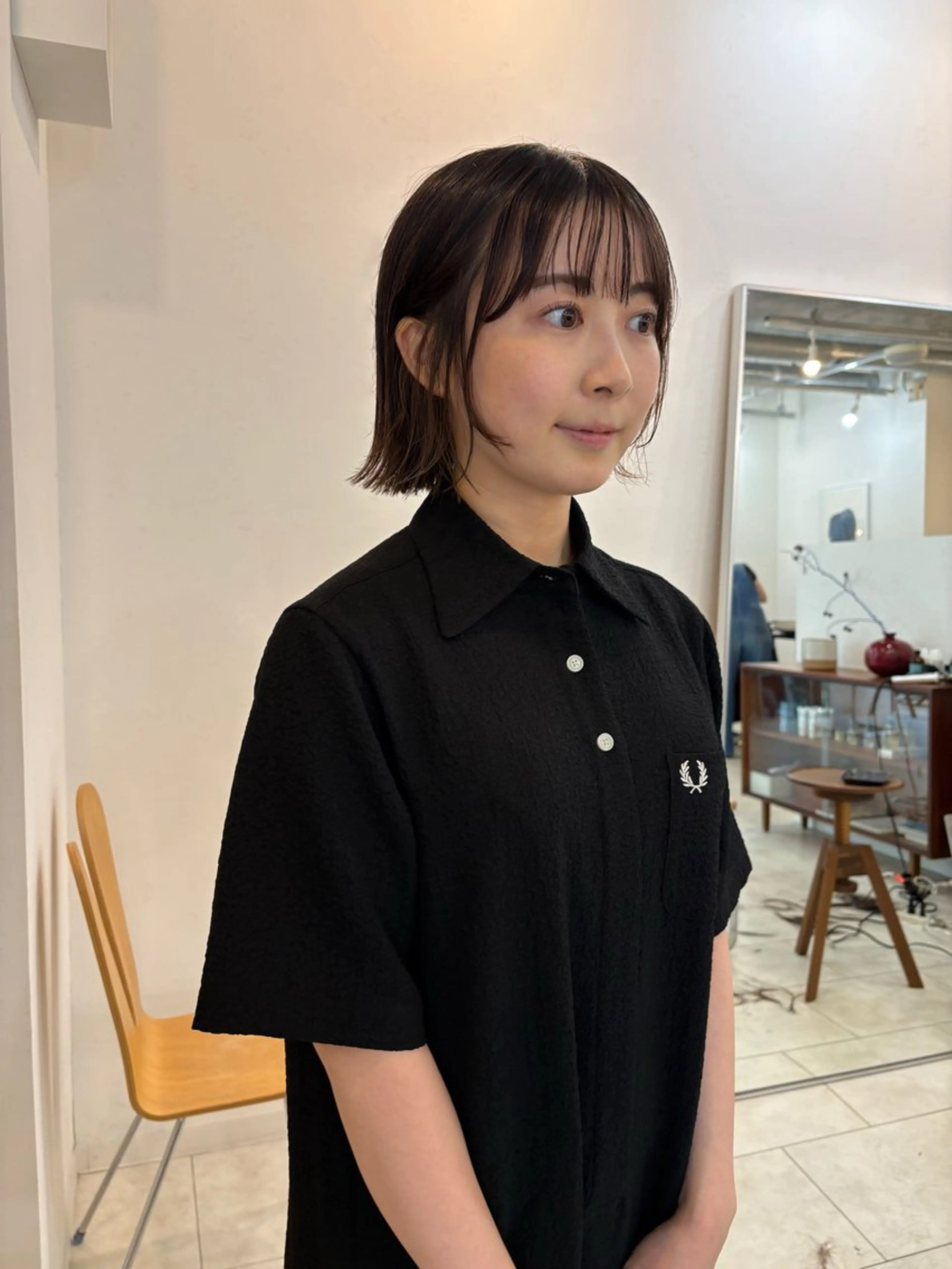 ショート カット eri kinjoのヘアスタイル