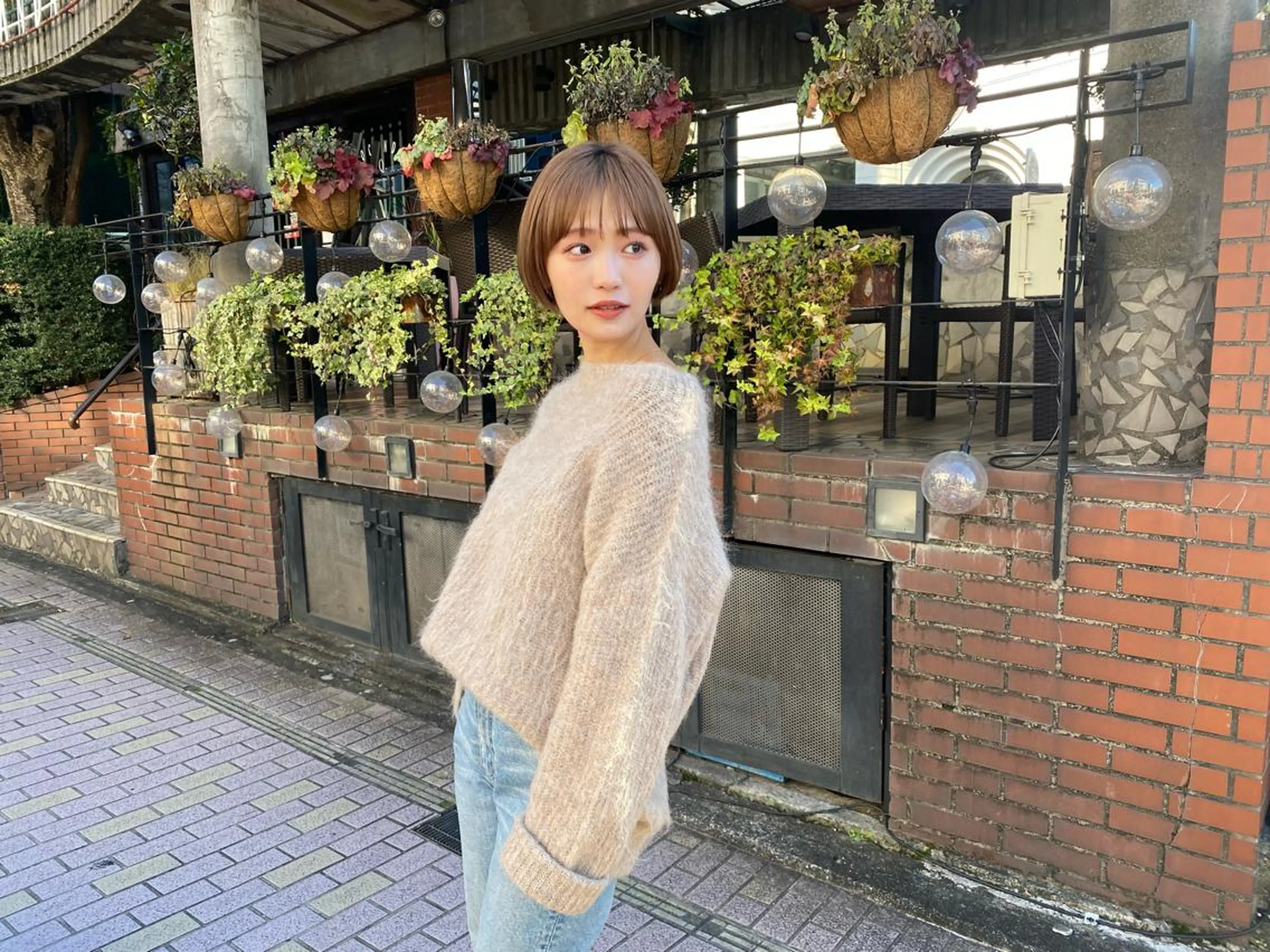 ショート ボブ 最高峰ボブ/ 切りっぱなし/田野のヘアスタイル