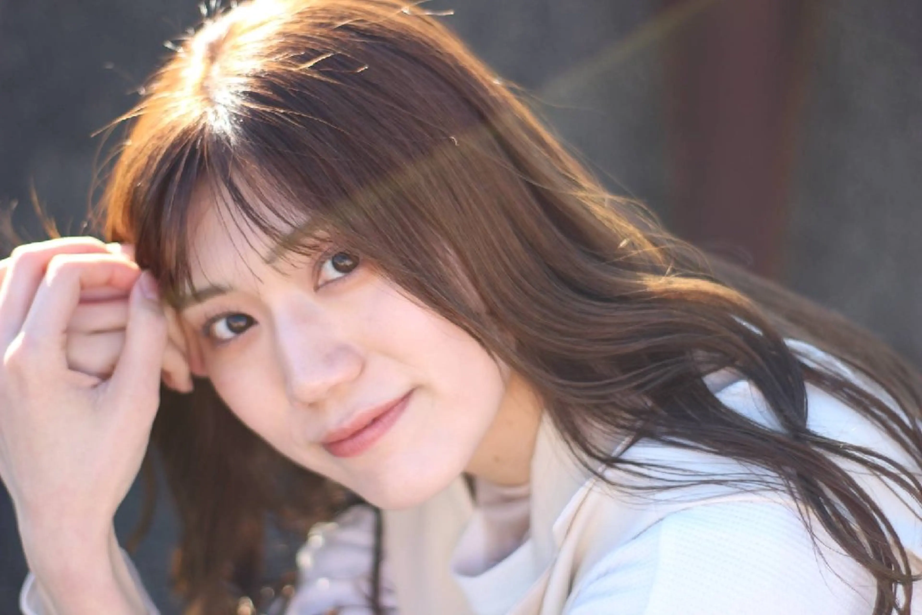 ロング アッシュ アッシュブラウン Era Hatsuneのヘアスタイル