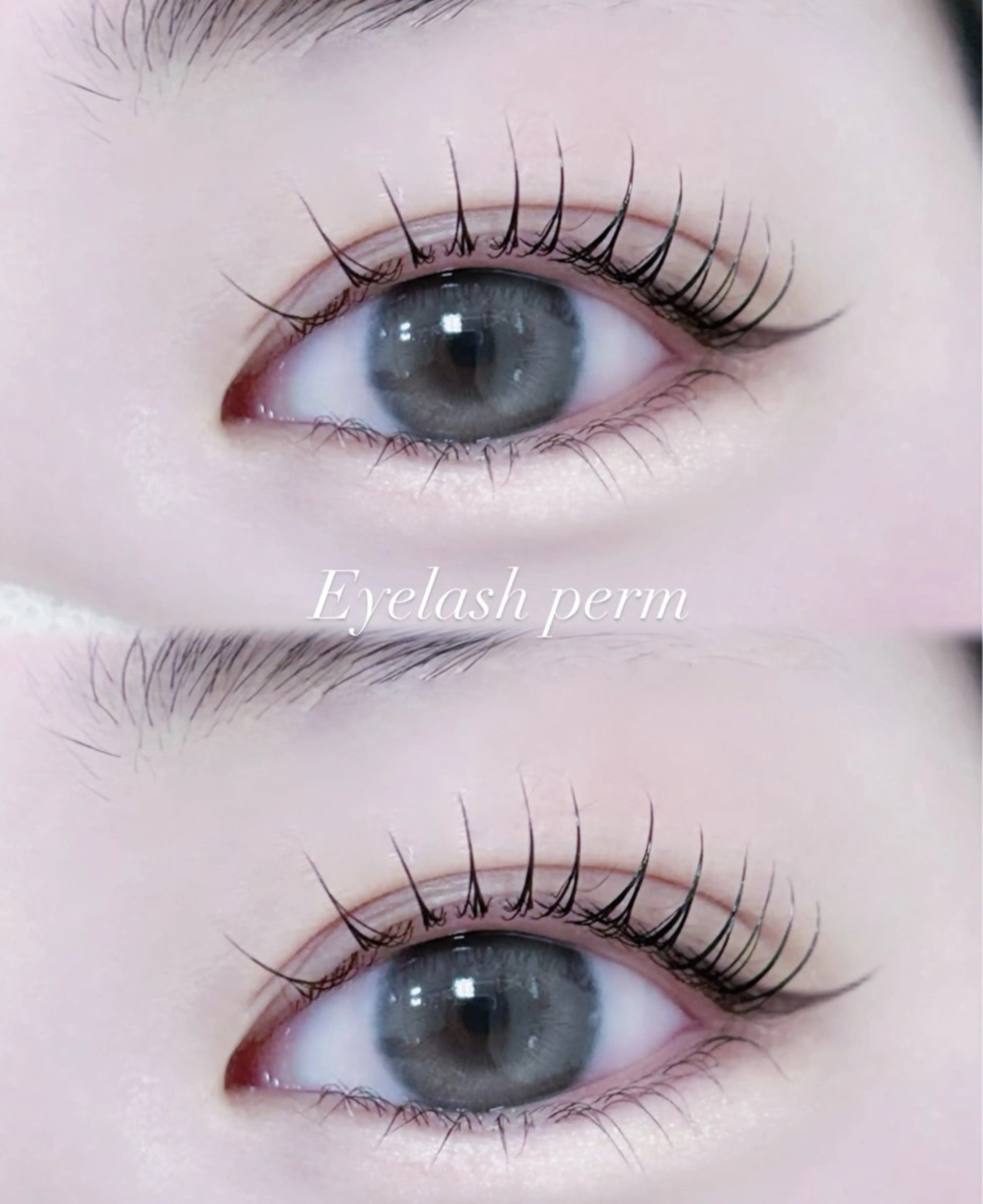 マツエク・マツパ 韓国風マツエク パリジェンヌラッシュリフト まつげパーマ 一重×まつ毛パーマ 🩶Serena🩶 大阪梅田／束感まつ毛のマツエク・マツパデザイン