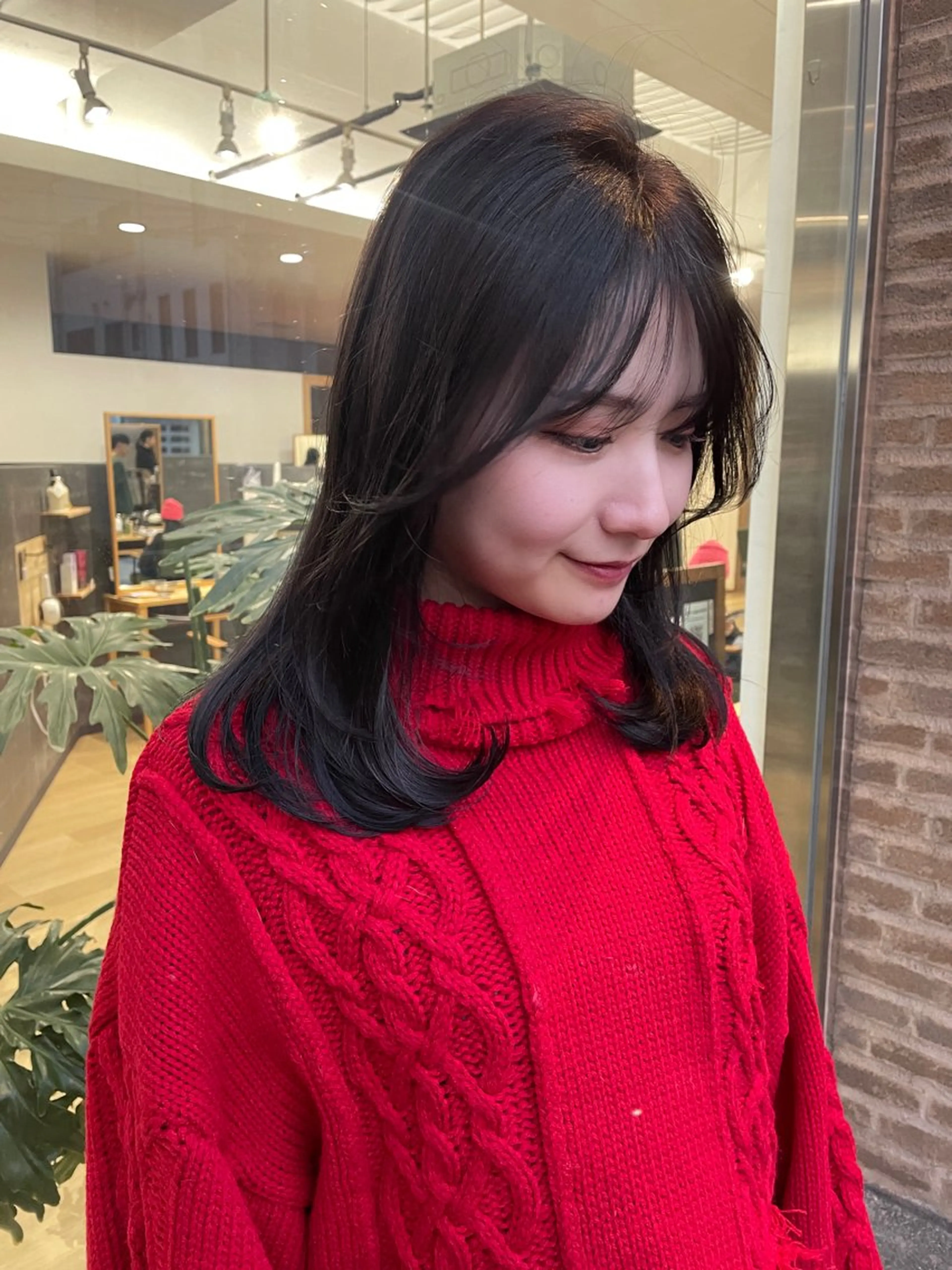 ミディアム レイヤーカット 山元 翔平(shohei)のヘアスタイル