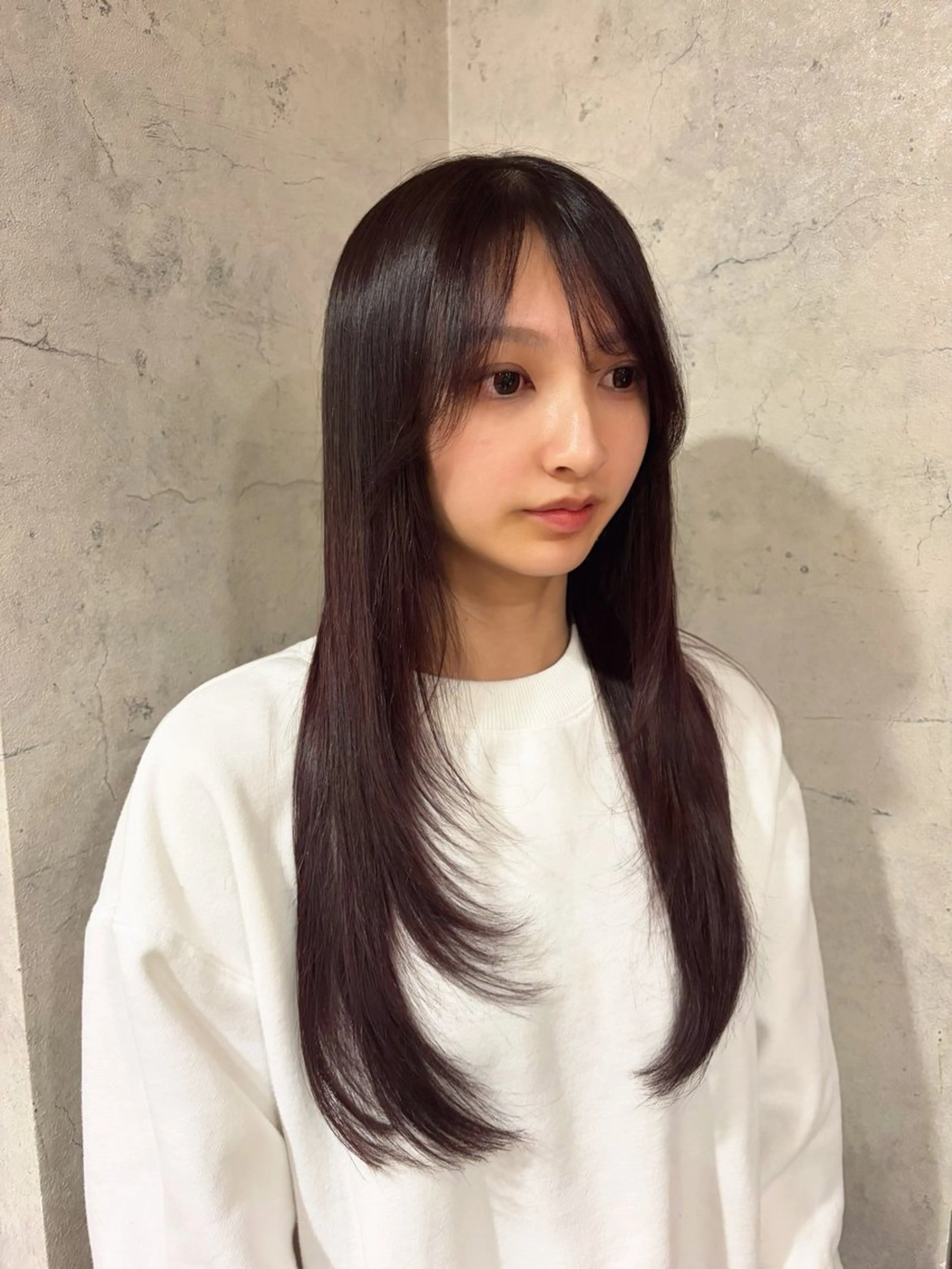 ロング カラー ブリーチ ディープラベンダー ラベンダーカラー カット ヘアカラー トリートメント パーソナルカラー 診断🍀マリンのヘアスタイル