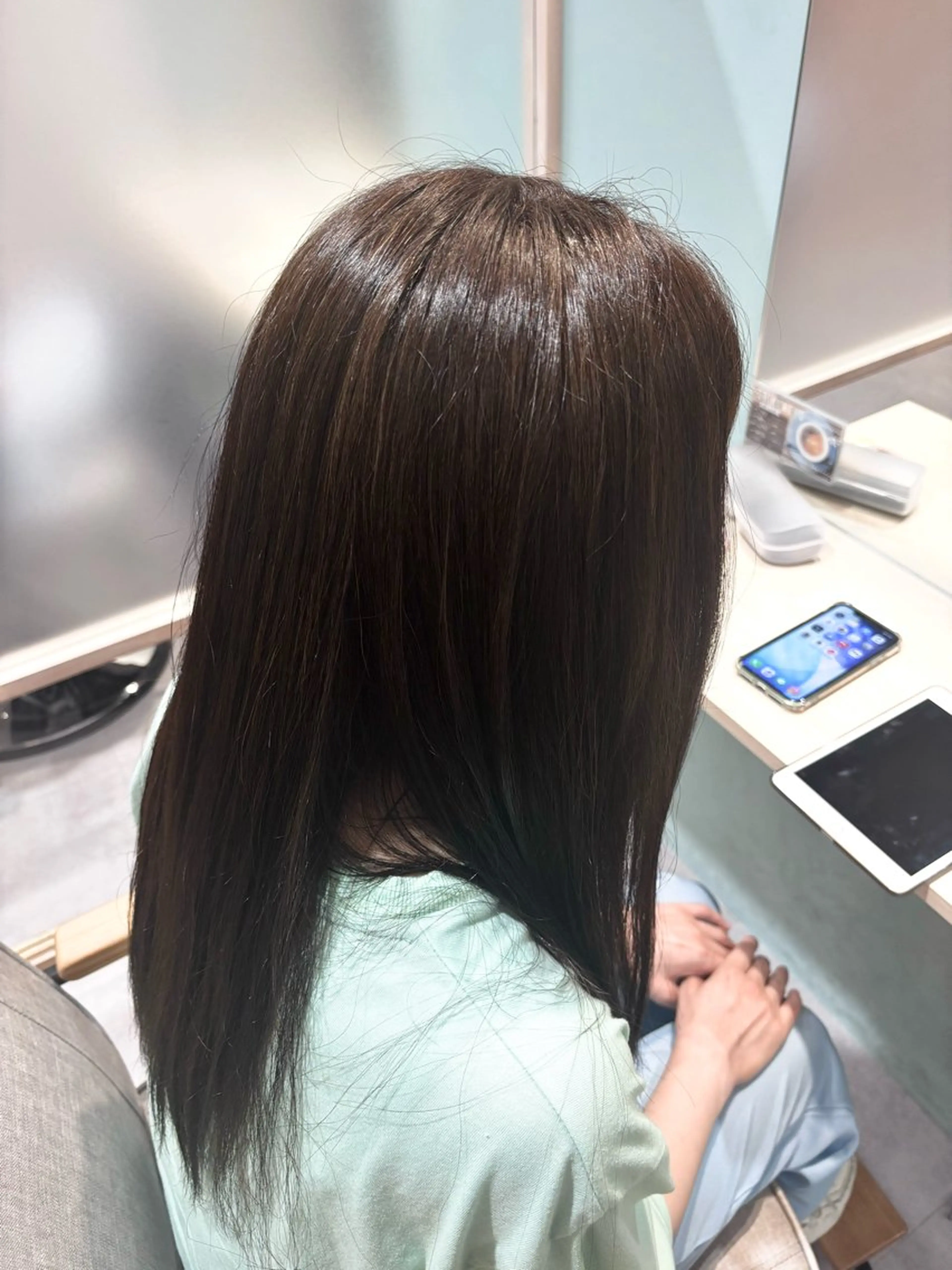 ロング カラー 齋藤 瑞樹のヘアスタイル
