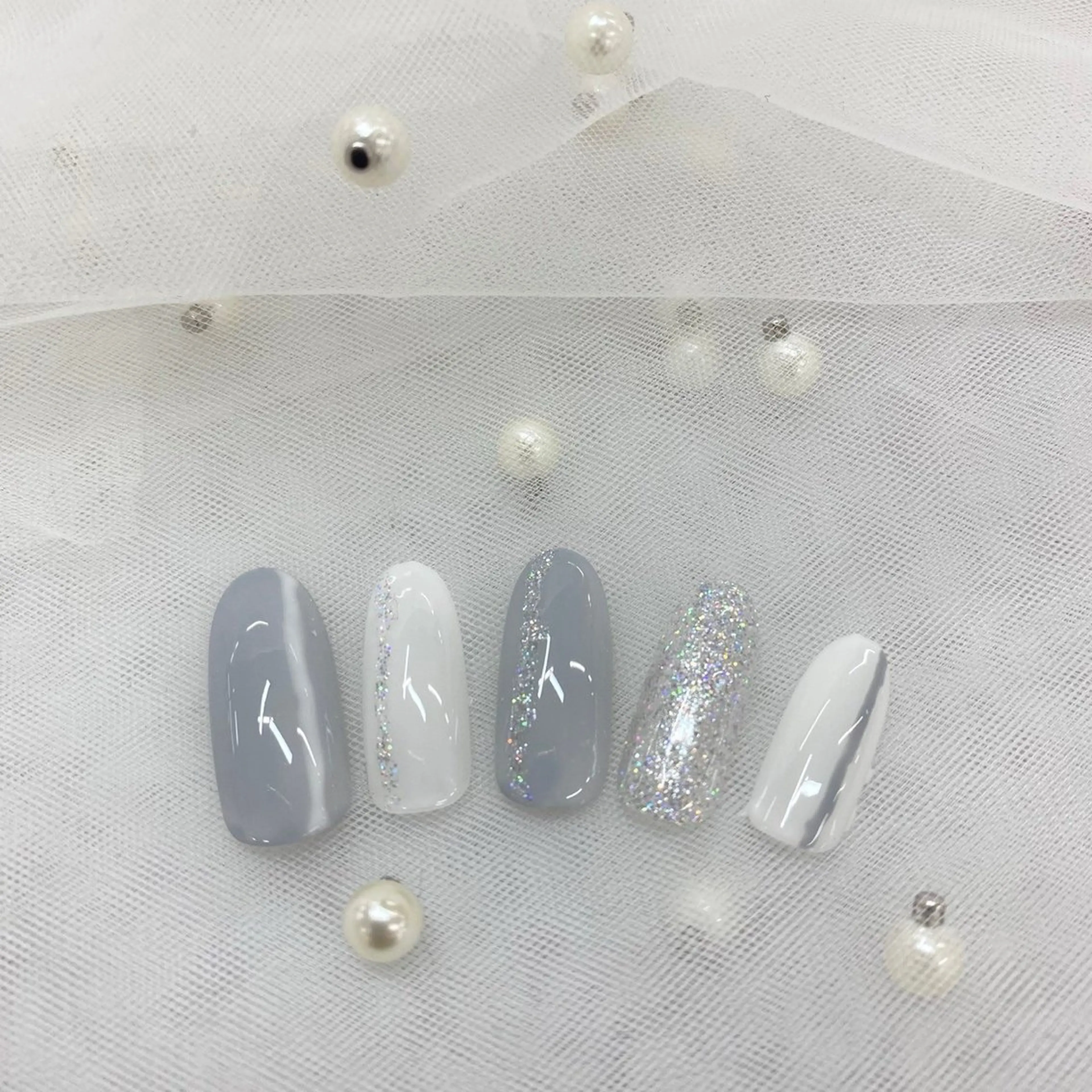 ネイル ⭐︎休業中の練習⭐︎ JNA認定講師髙橋のネイルデザイン