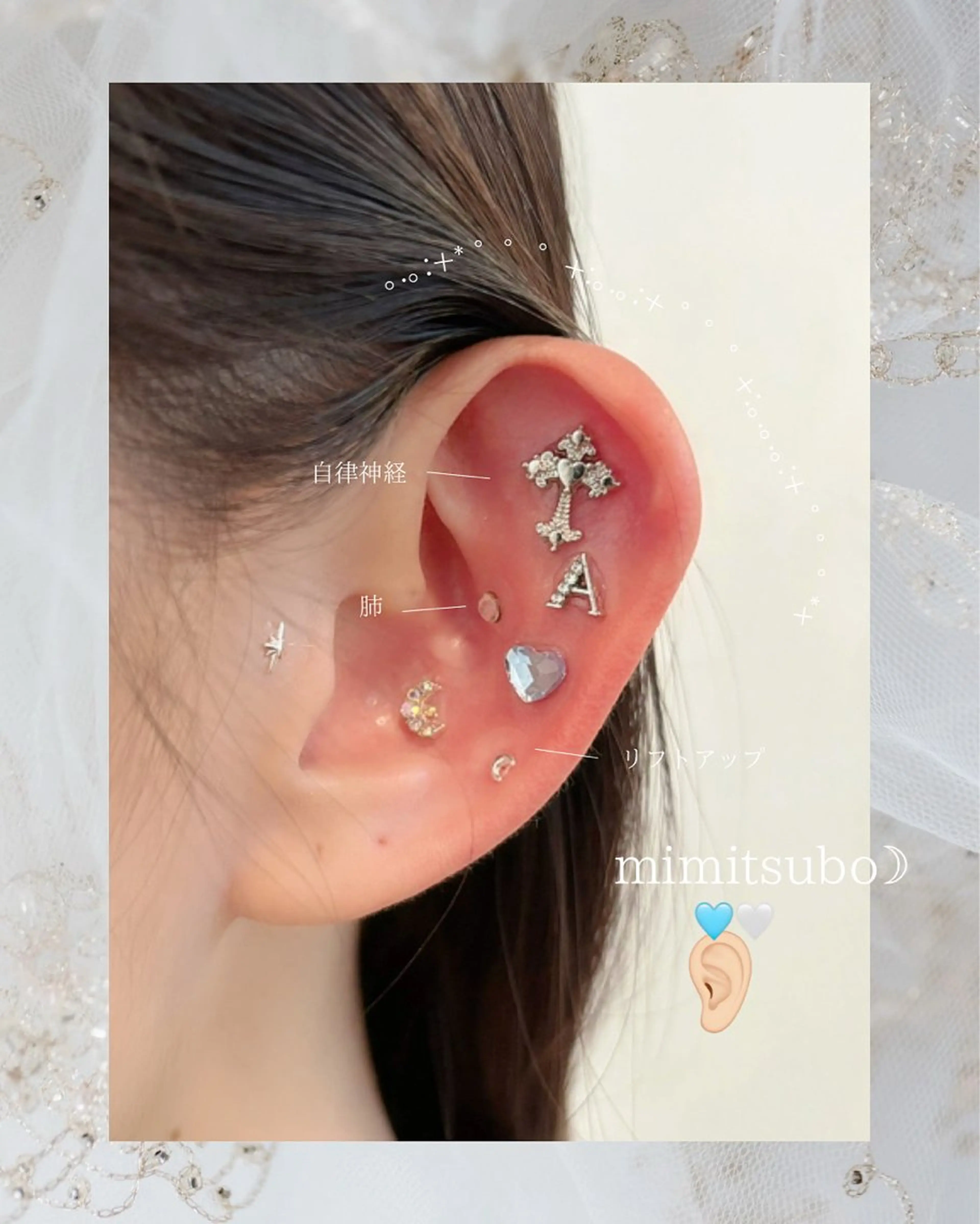 メンズ キッズ 耳つぼジュエリー🌙 Moon*のエステ・リラクイメージ
