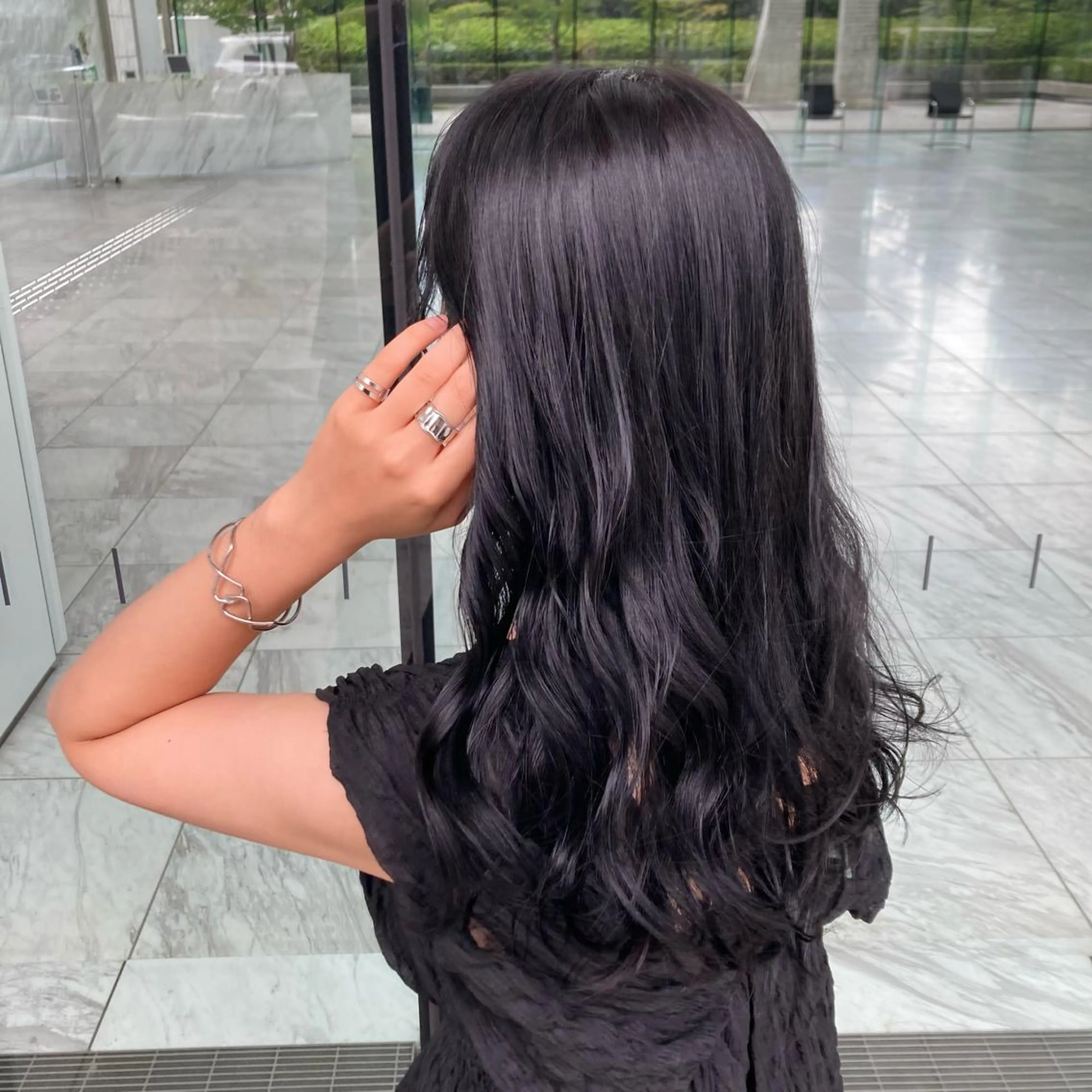 ロング カラー 💖ブリーチなし透明 感💖ASAHIのヘアスタイル