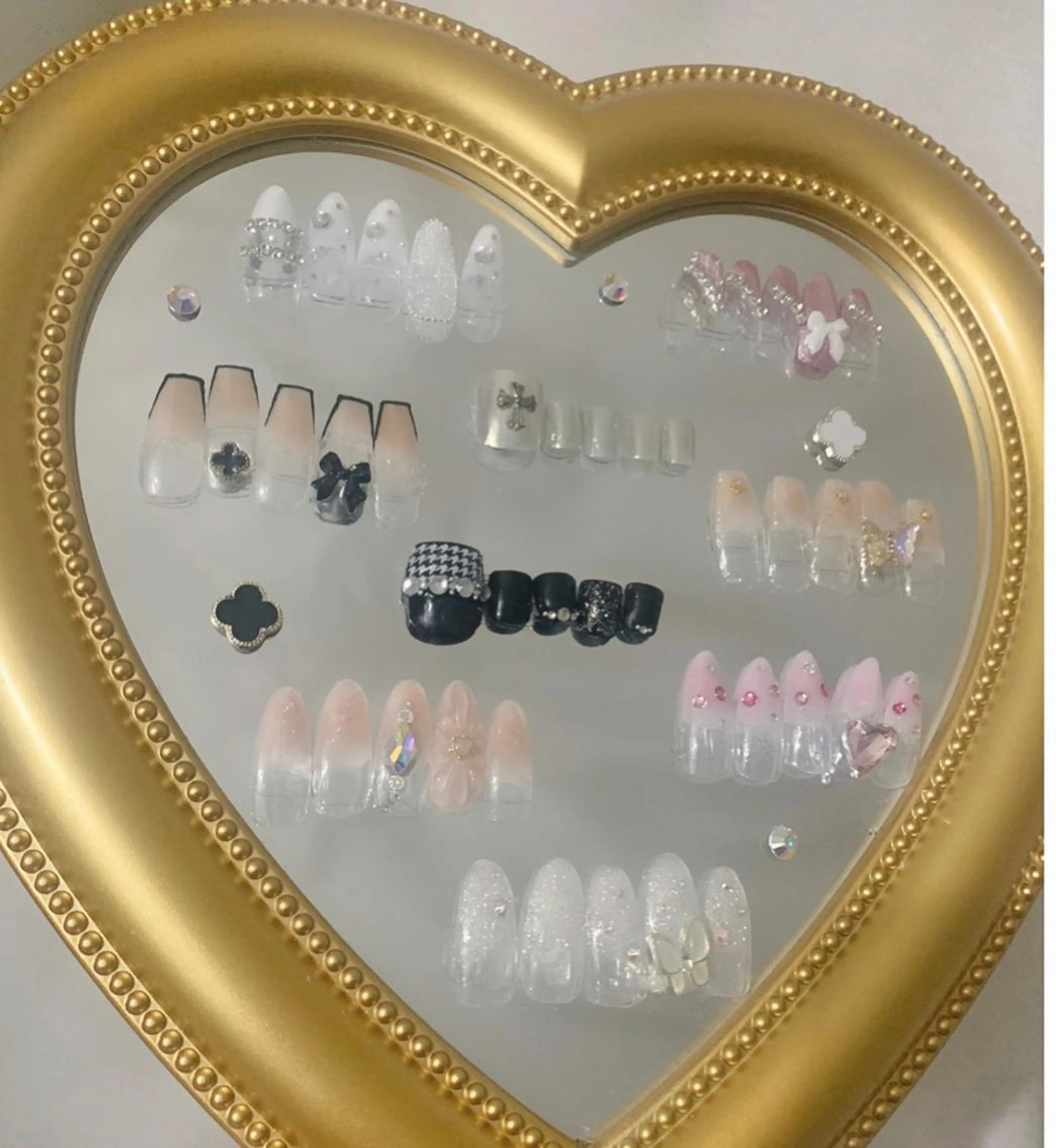 ネイル アートネイル フレンチネイル 韓国ネイル ミラーネイル ニュアンスネイル *･*MIMnail 1号店･*:･*のネイルデザイン