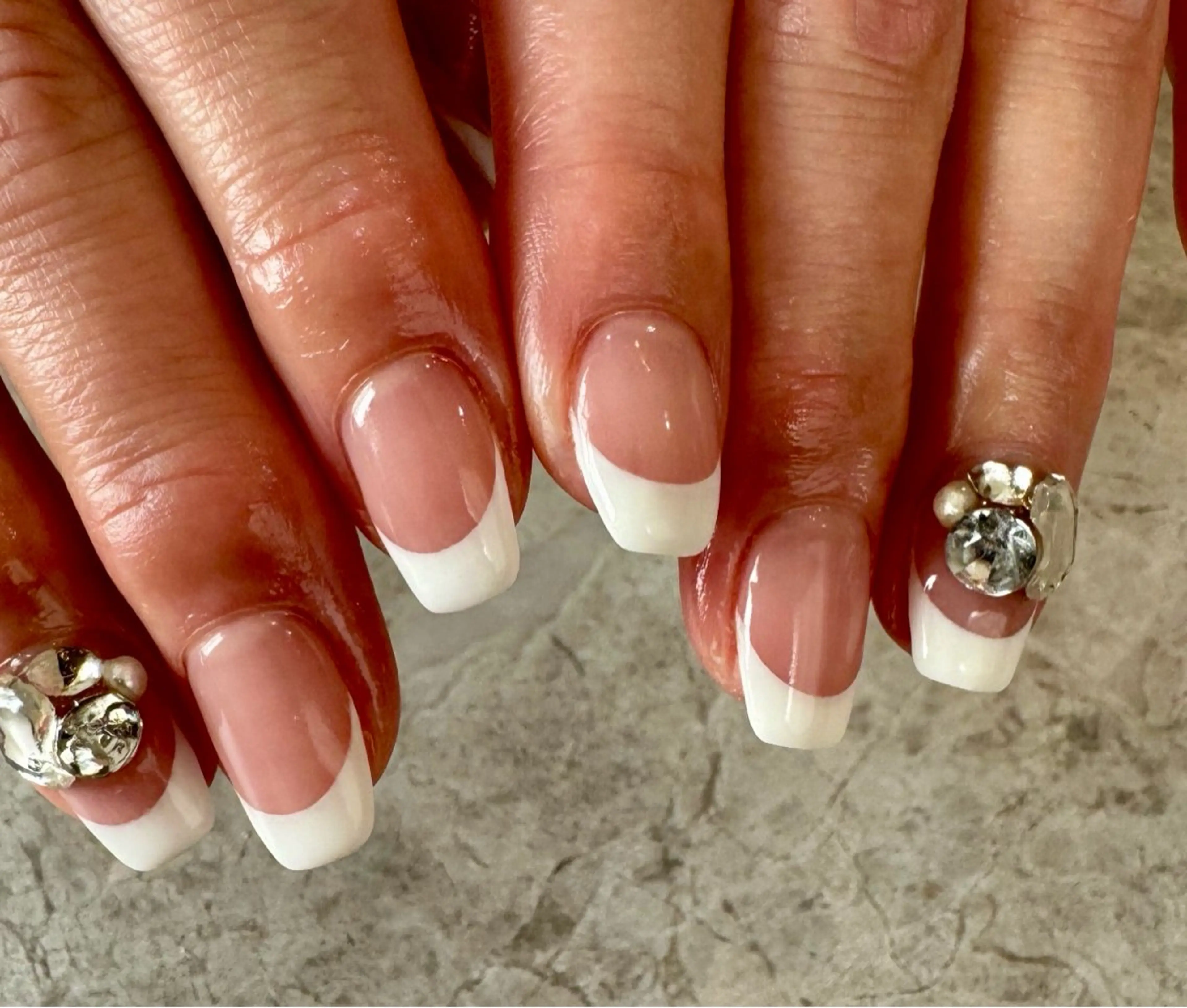 ネイル フレンチネイル ハンドネイル Blé nailのネイルデザイン