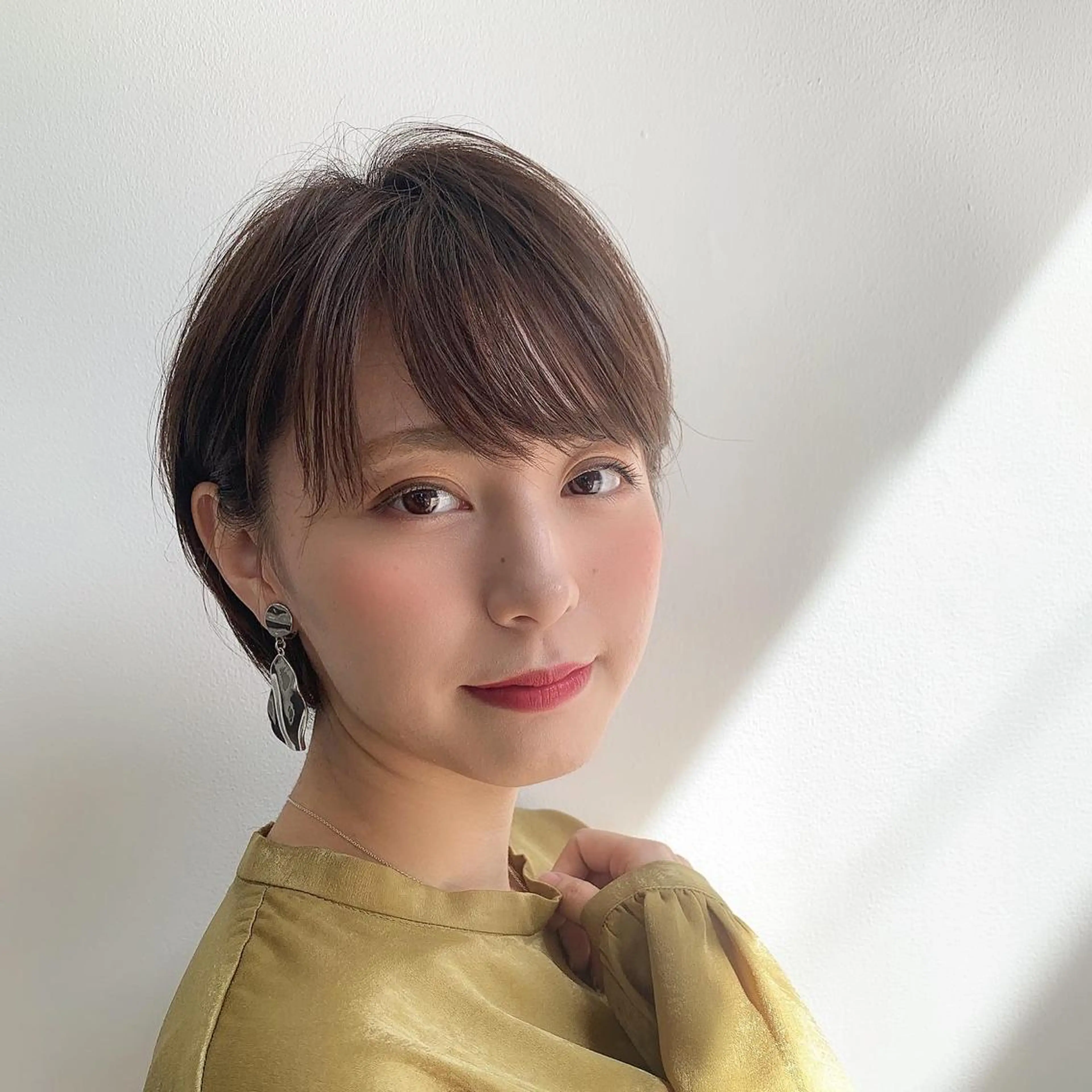 ショート カット トリートメント 縮毛/ショート/ ボブ/レイヤー/小原のヘアスタイル