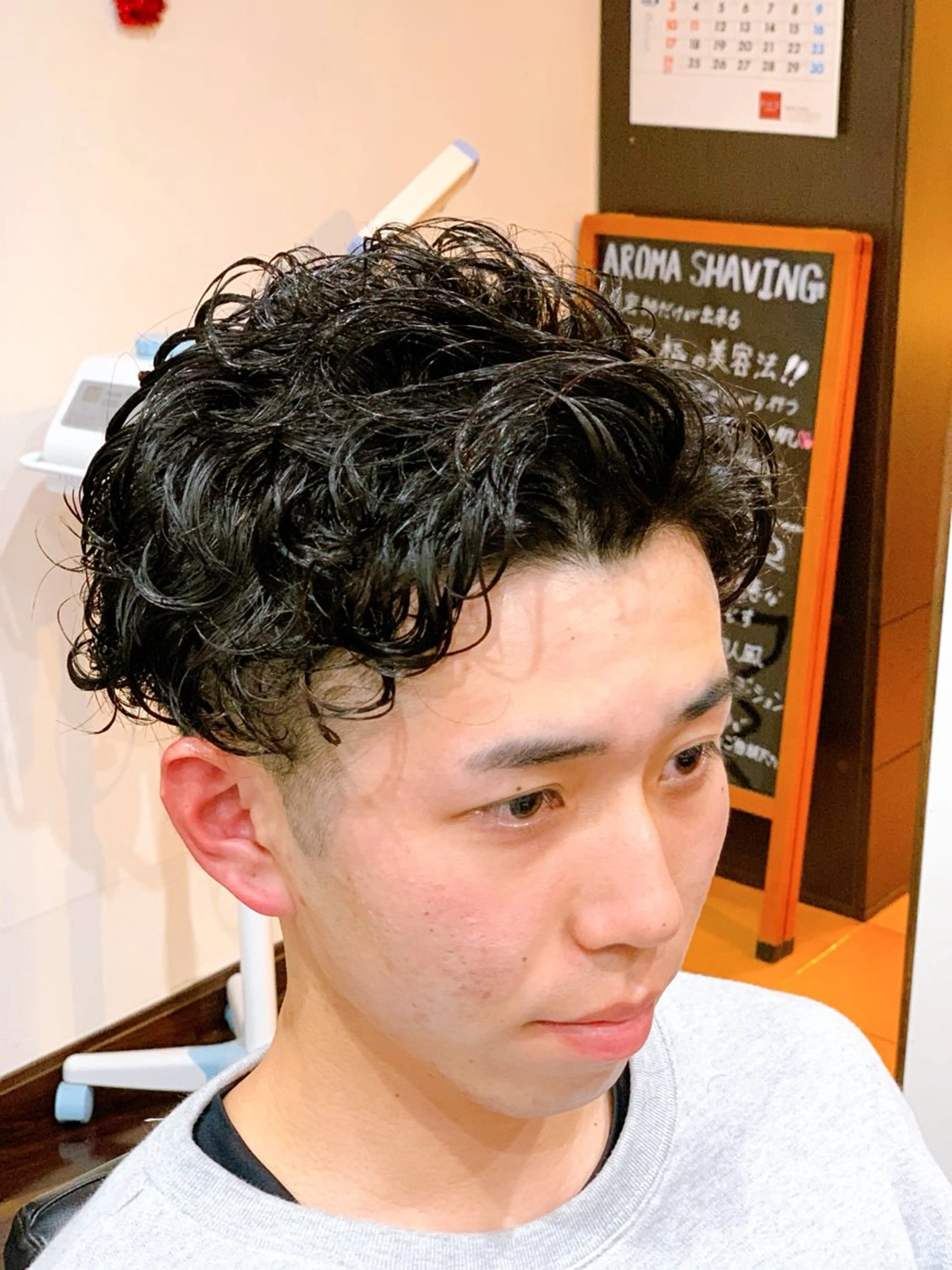 ショート パーマ メンズ メンズパーマ 早川 太貴のヘアスタイル