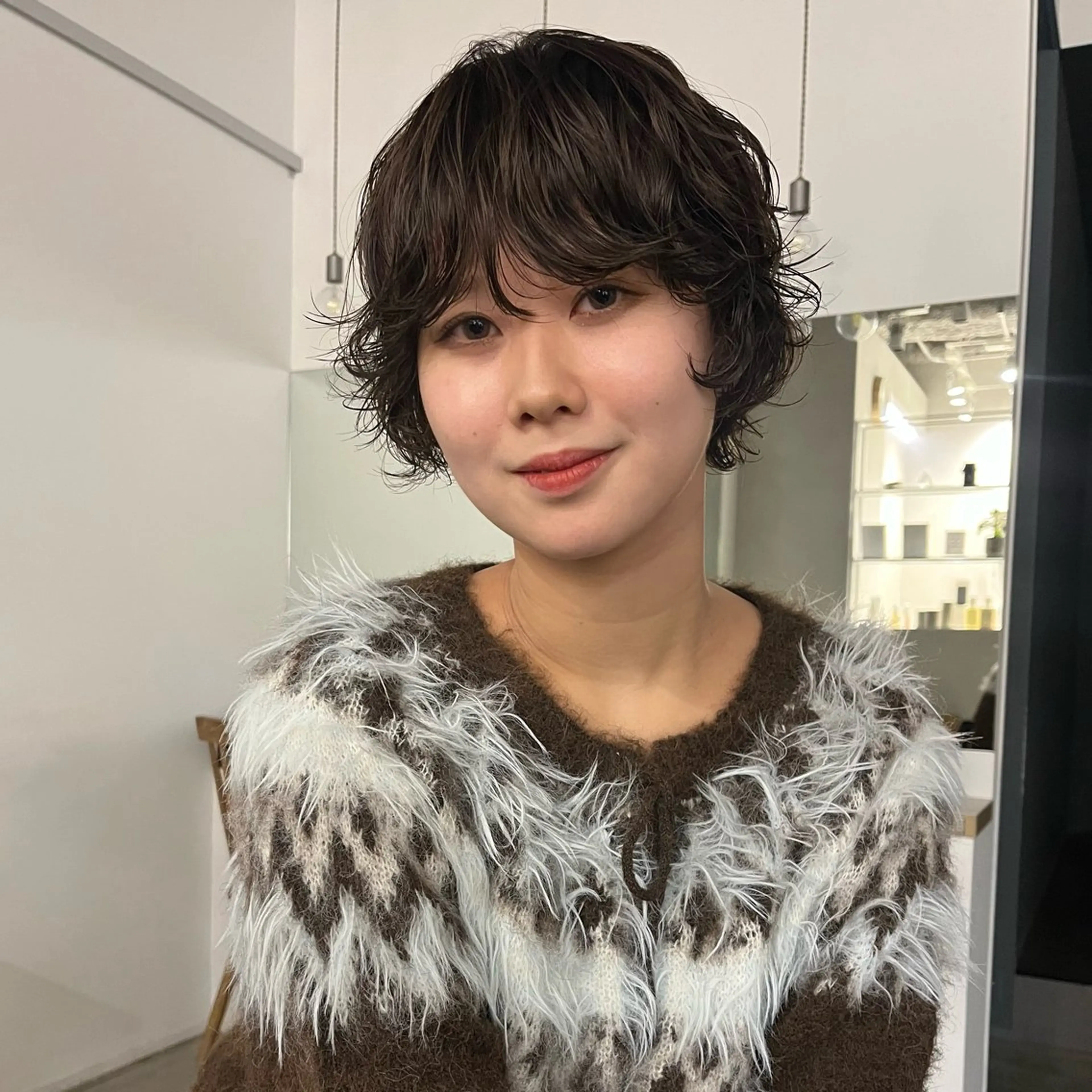 ショート パーマ ショートヘア カット パーマ Kaede🍁 FILMS 渋谷のヘアスタイル