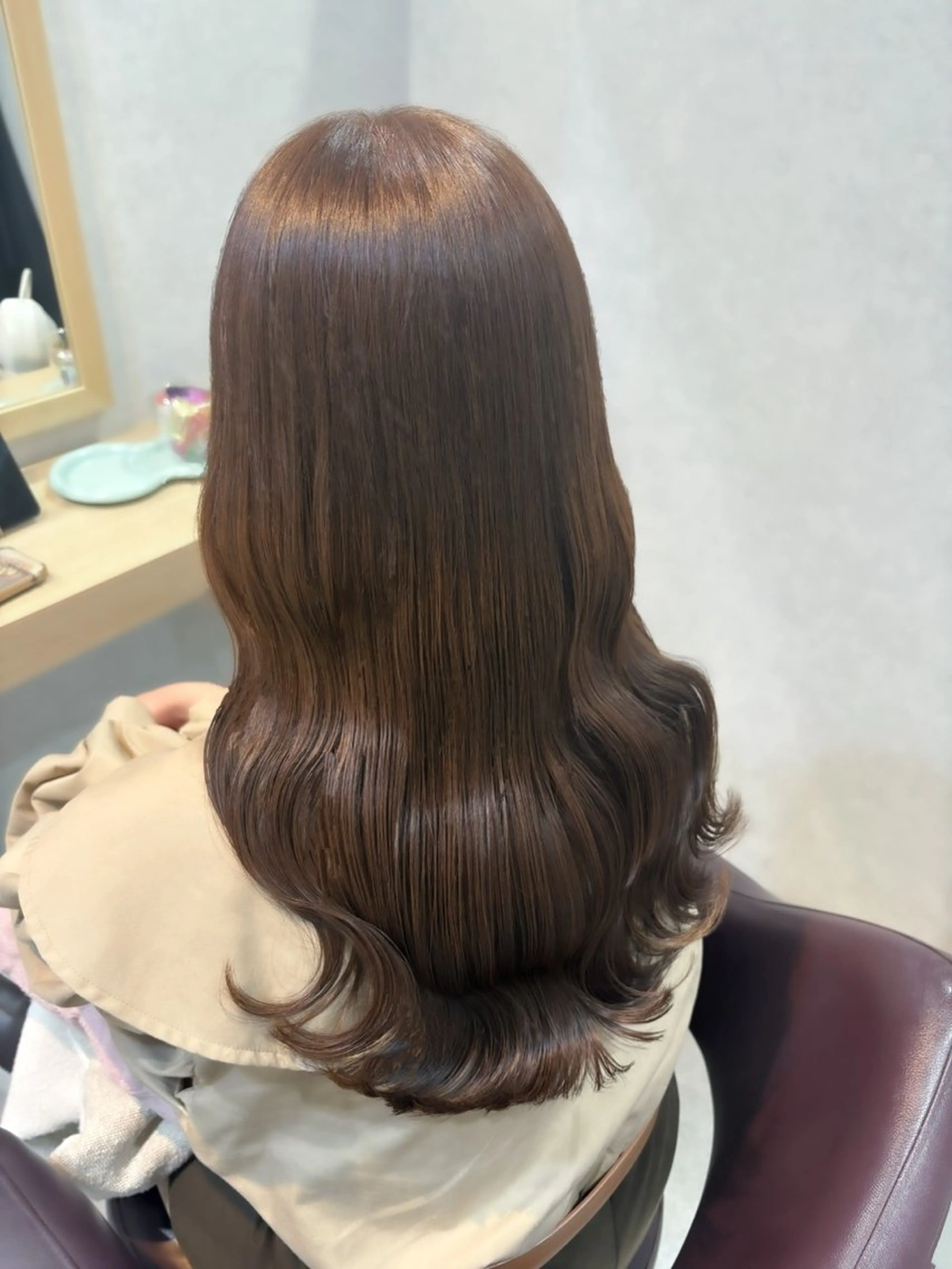 ロング カラー カット ヘアカラー トリートメント ブラウンカラー 🫧tomoka🫧のヘアスタイル