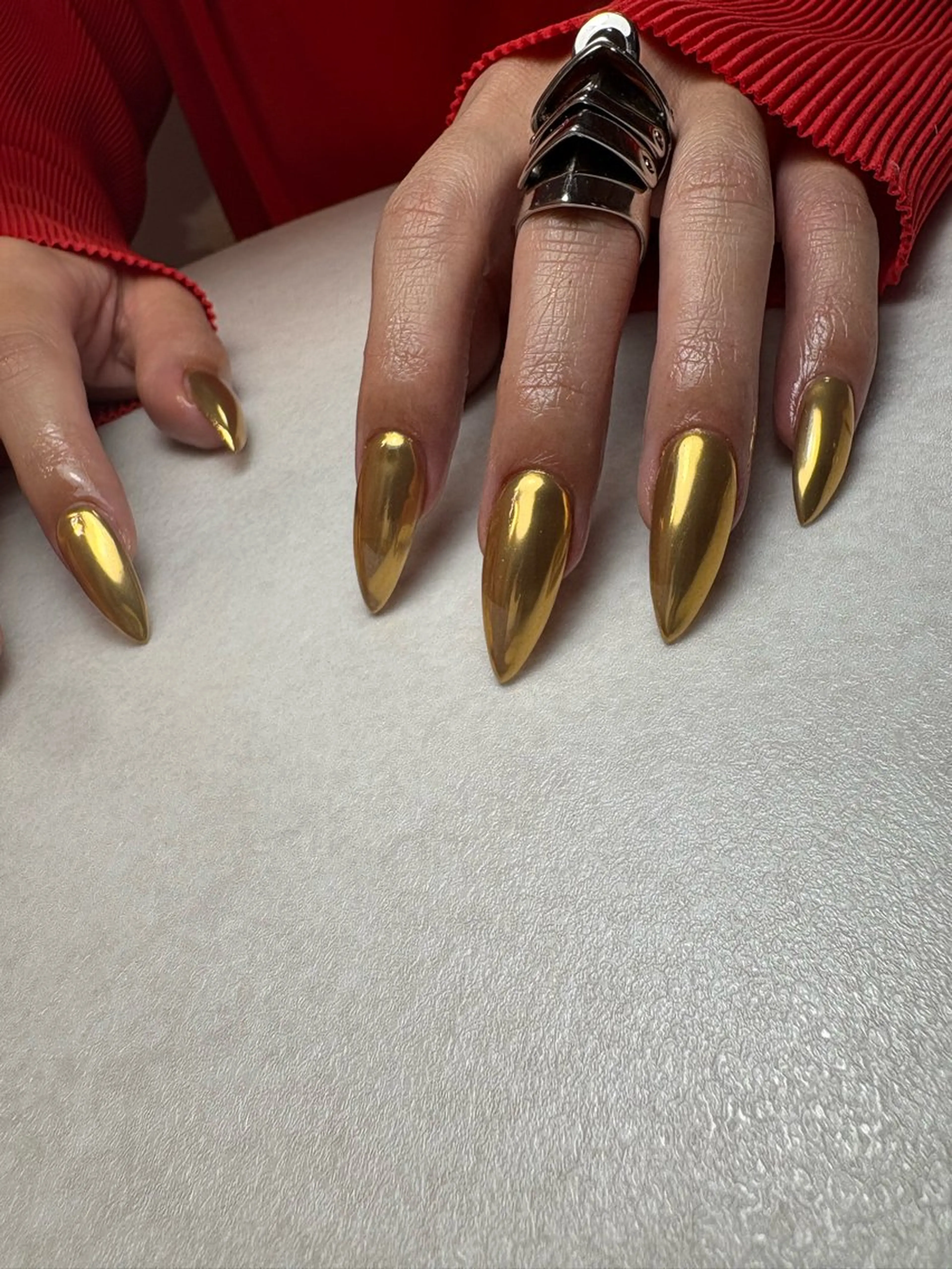 ネイル ミラーネイル ハンドネイル SPICENAILS ＠吉祥寺のネイルデザイン