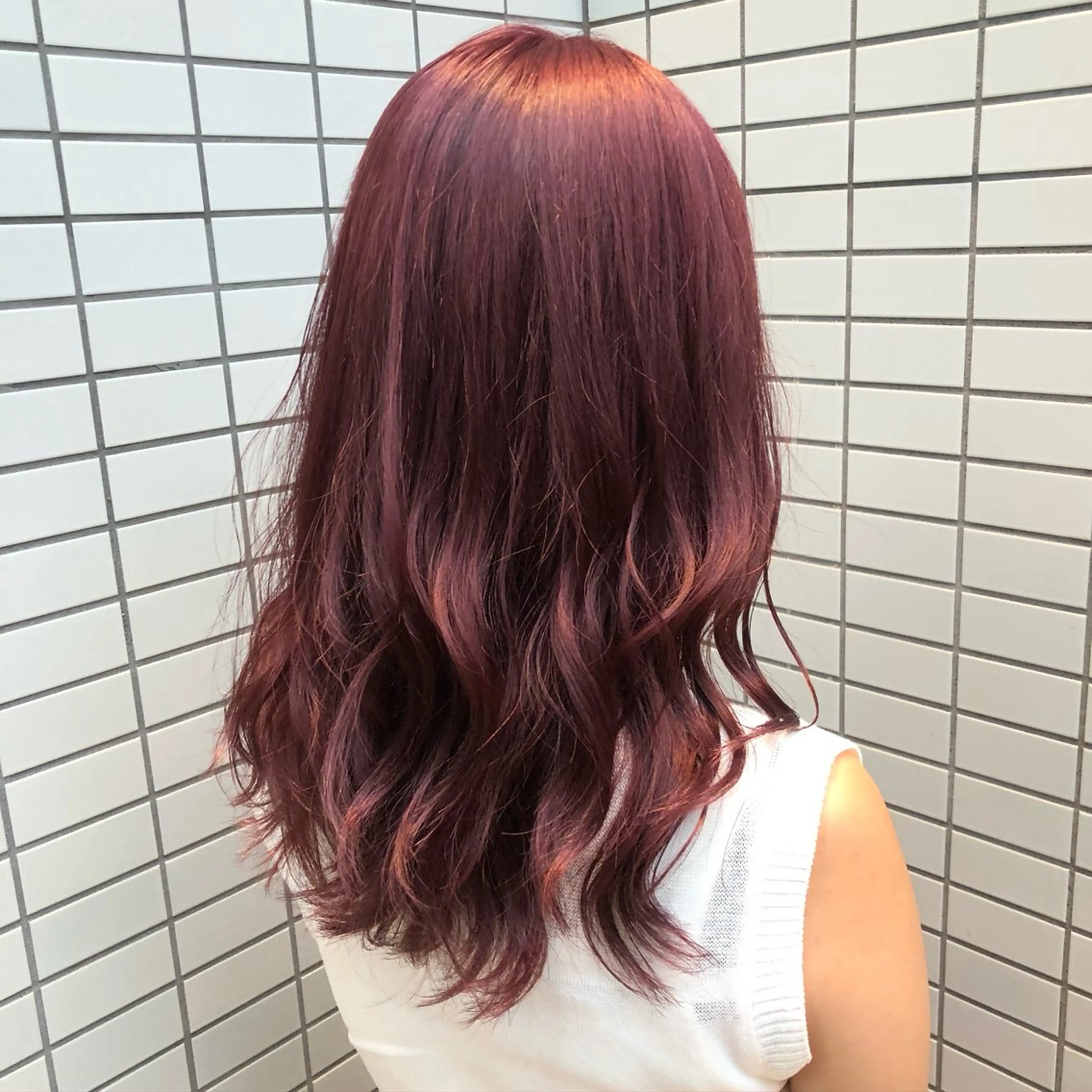 カラー カット ヘアカラー トリートメント ヘッドスパ 💖ブリーチなし透明 感💖ASAHIのヘアスタイル