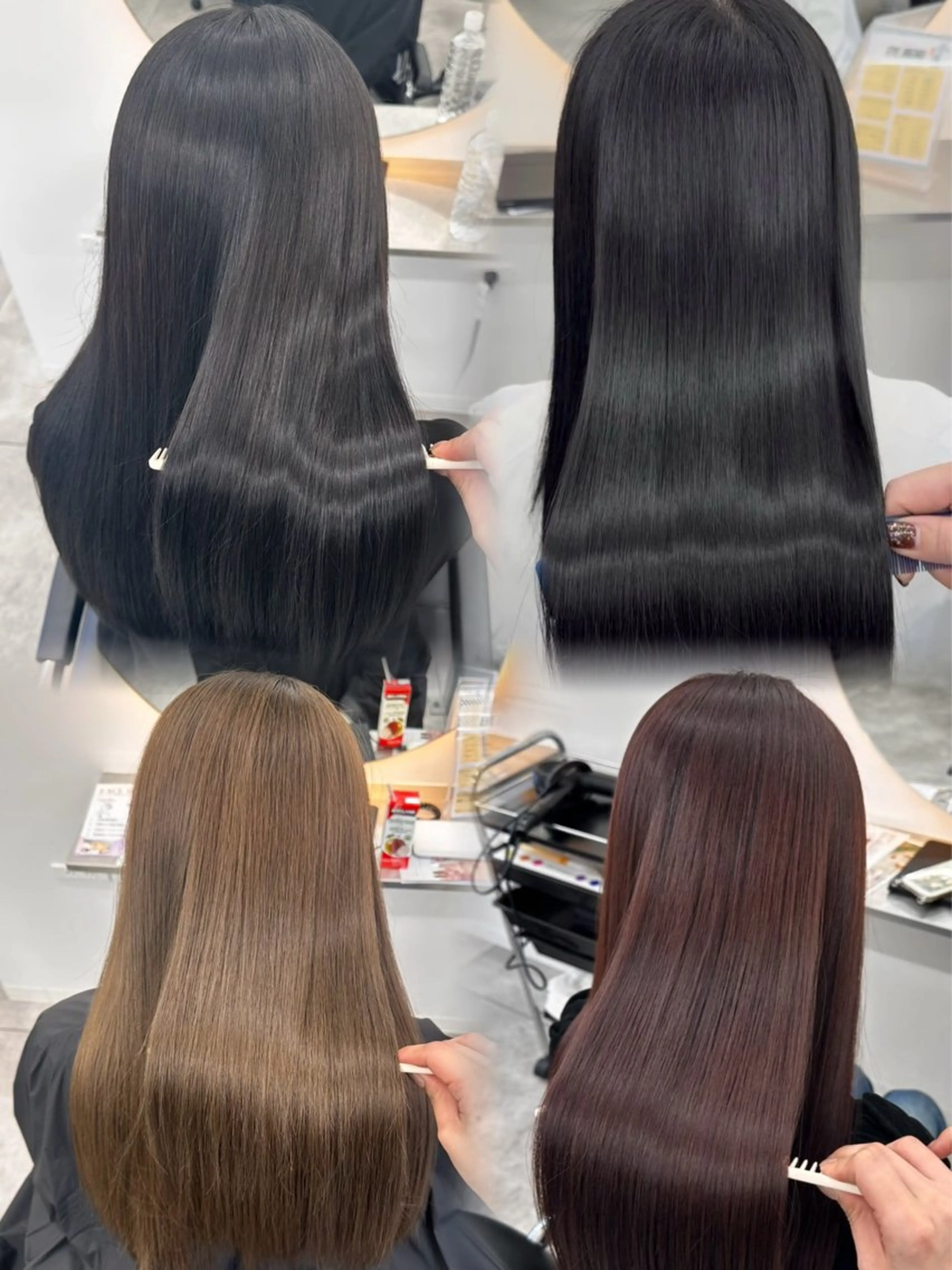 ロング カット ヘアカラー トリートメント メンズパーマ特化/髪 質改善艶カラー/椿原のヘアスタイル