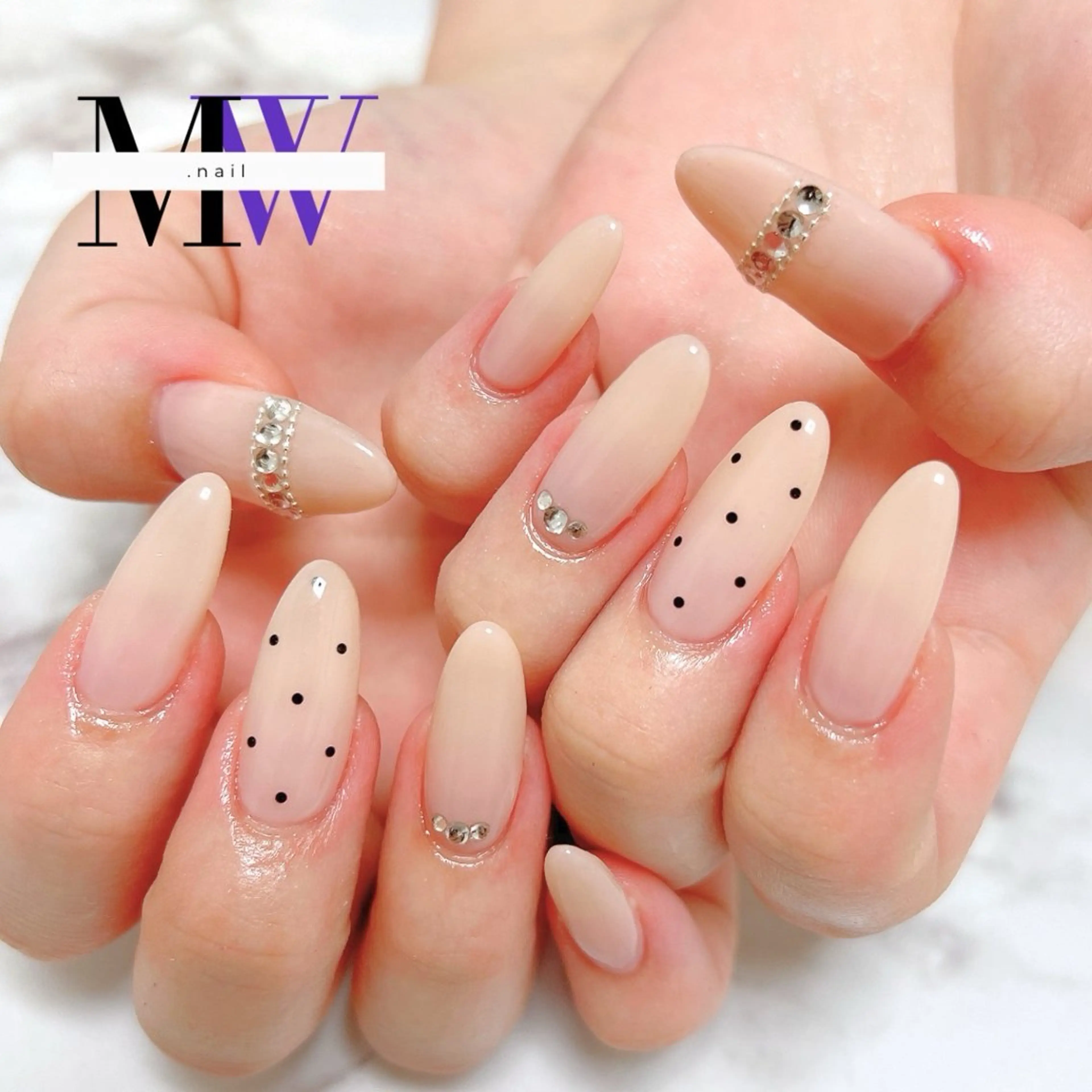 ネイル ワンホンネイル ハンドネイル MW .nailのネイルデザイン