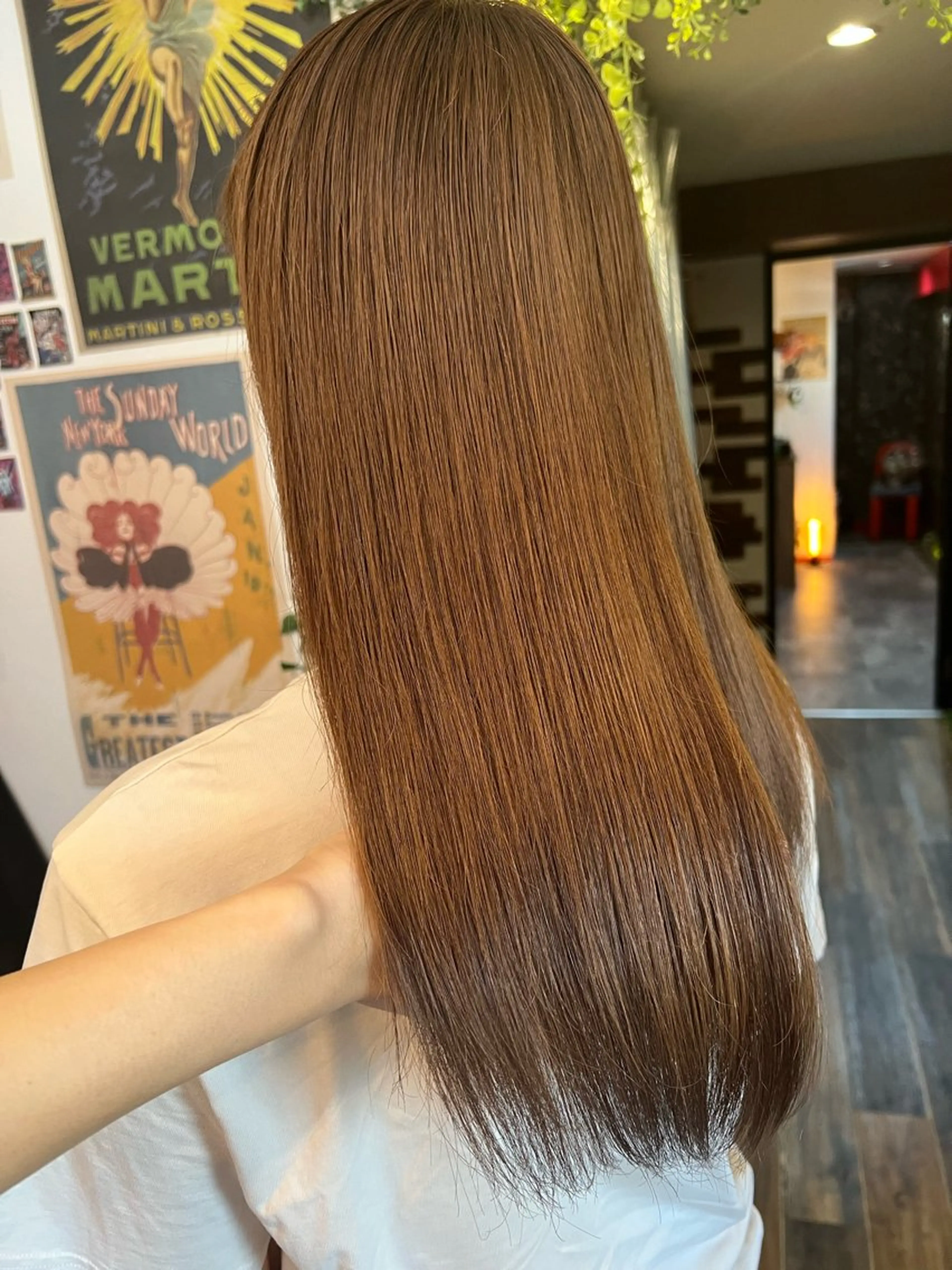 ロング カラー ベージュカラー ブリーチ ブリーチなしカラー ヘアカラー トリートメント カラーパティシエ facce🌼ikoのヘアスタイル