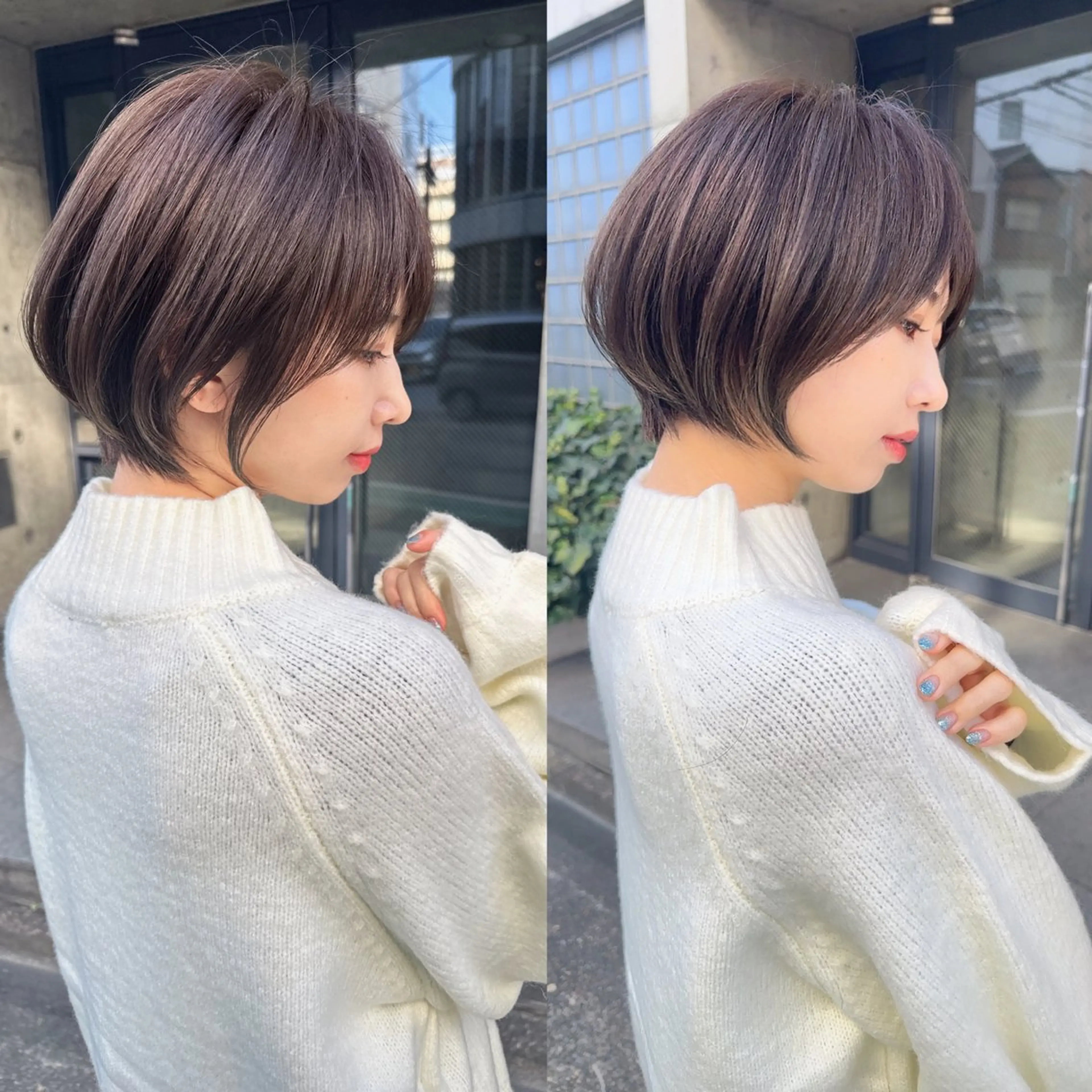 ショート カラー ブリーチなし/暖色/ 透明感/ririkaのヘアスタイル