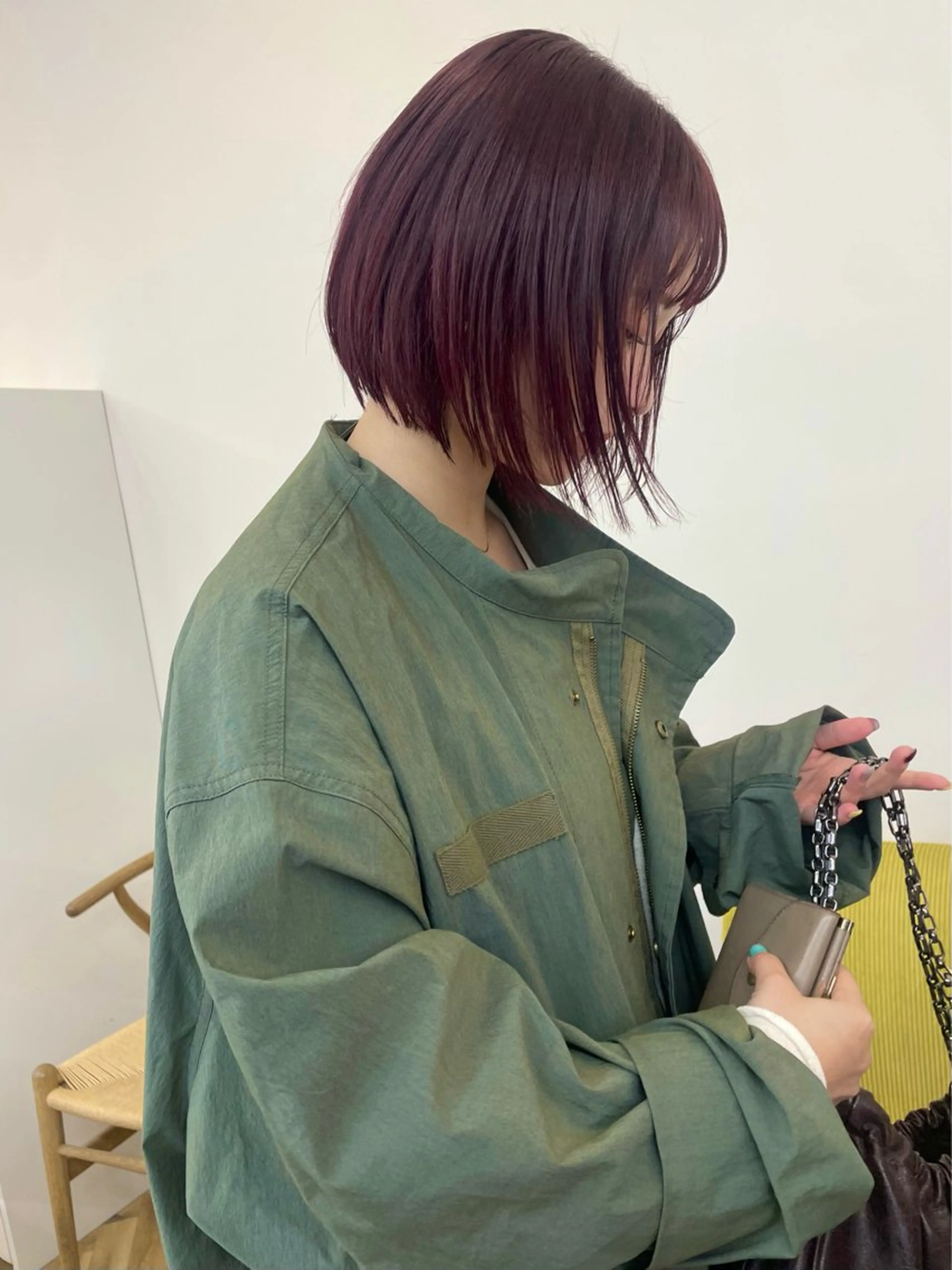 ショート ボブカットモデル/パ ーマ/harunaのヘアスタイル