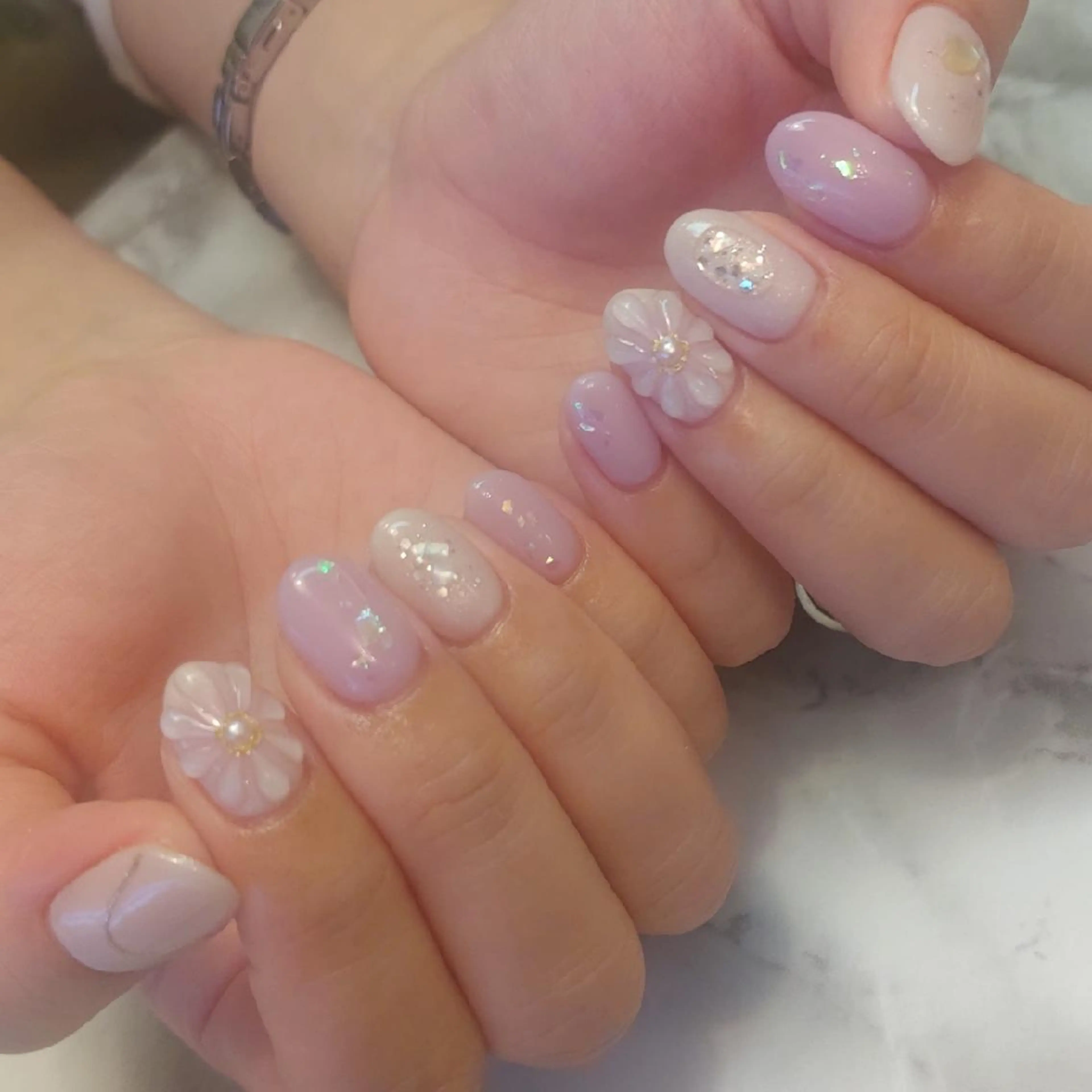 ネイル ぷっくりネイル ジェヌインネイル 河内のネイルデザイン